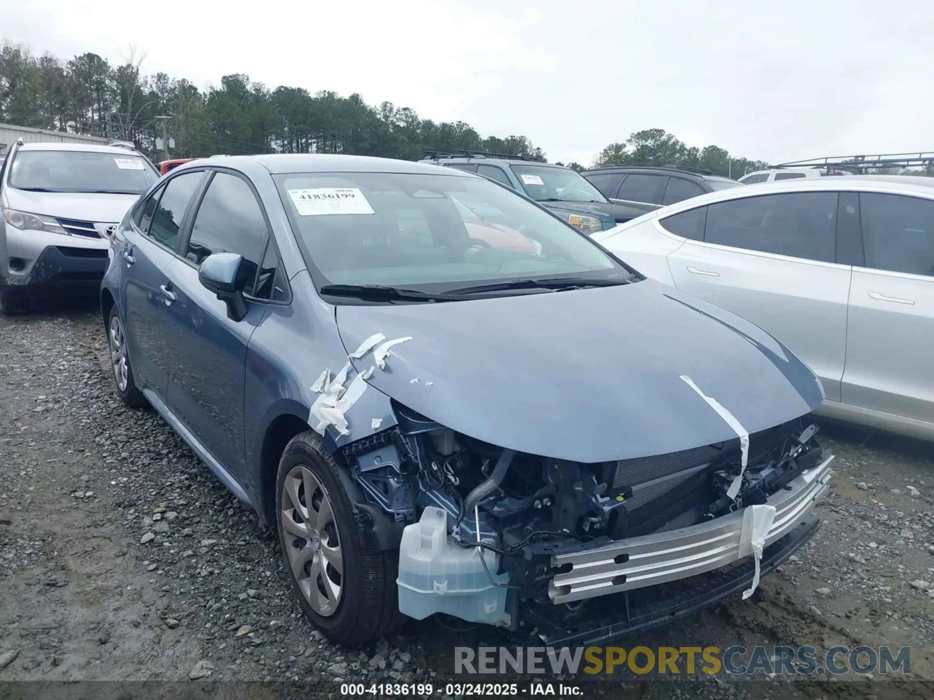 1 Photograph of a damaged car 5YFB4MDEXSP243804 TOYOTA COROLLA 2025