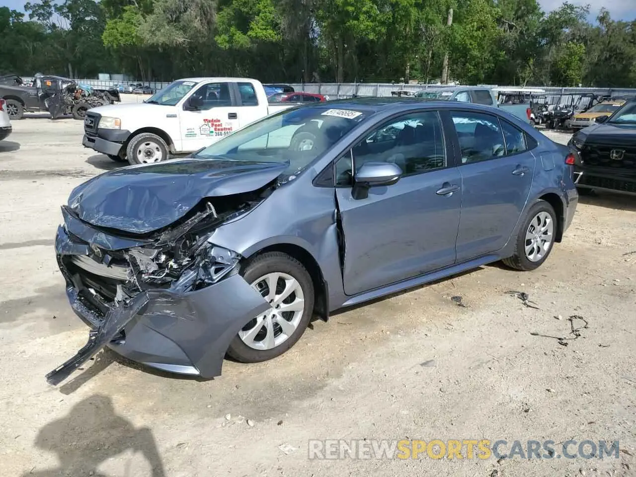 1 Photograph of a damaged car 5YFB4MDEXSP262515 TOYOTA COROLLA 2025