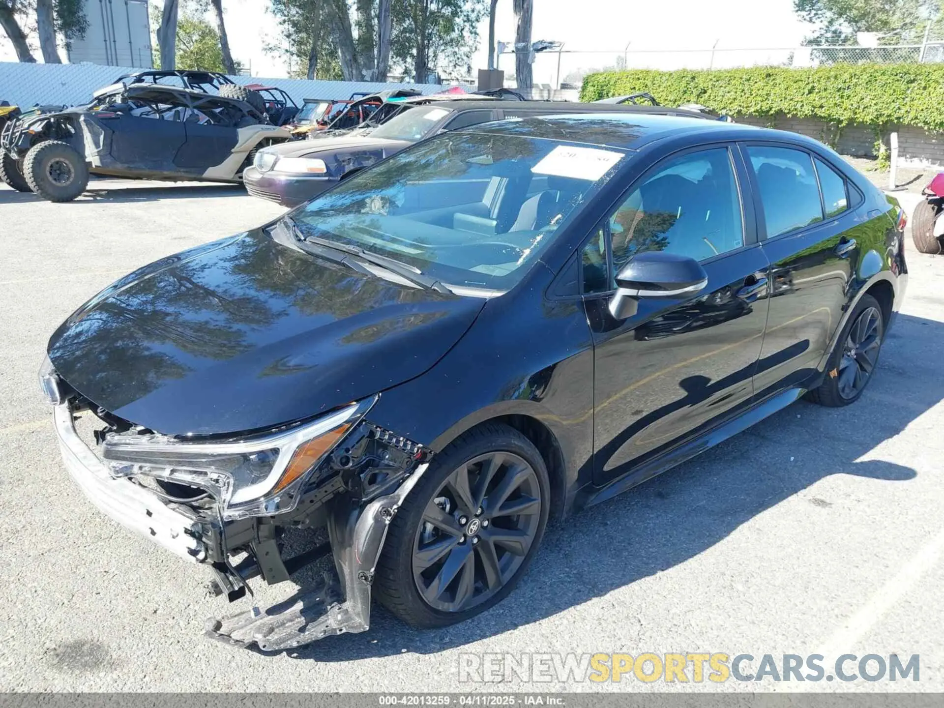 2 Photograph of a damaged car 5YFS4MCE0SP219481 TOYOTA COROLLA 2025