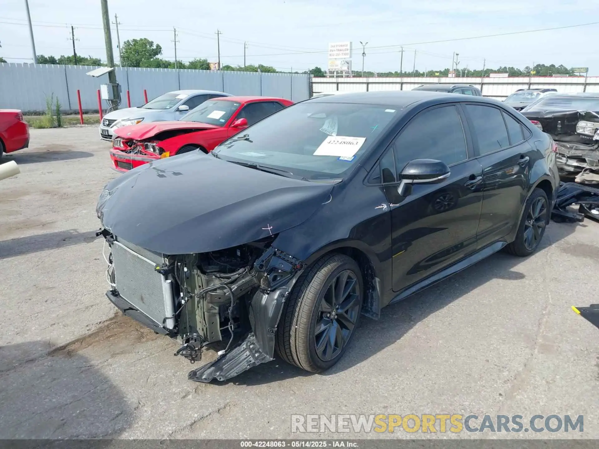 2 Photograph of a damaged car 5YFS4MCE2SP220955 TOYOTA COROLLA 2025