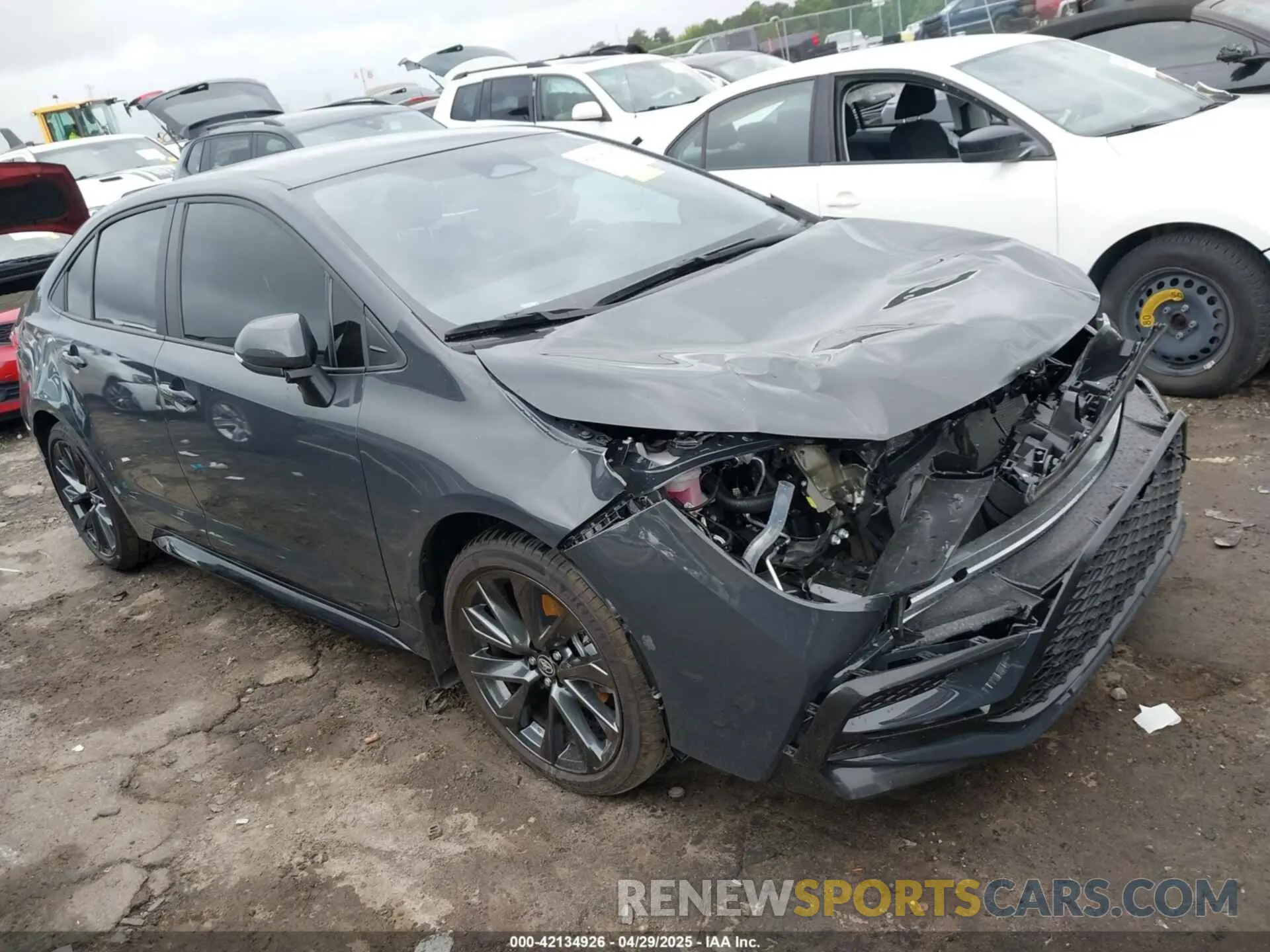 1 Photograph of a damaged car 5YFS4MCE3SP225968 TOYOTA COROLLA 2025