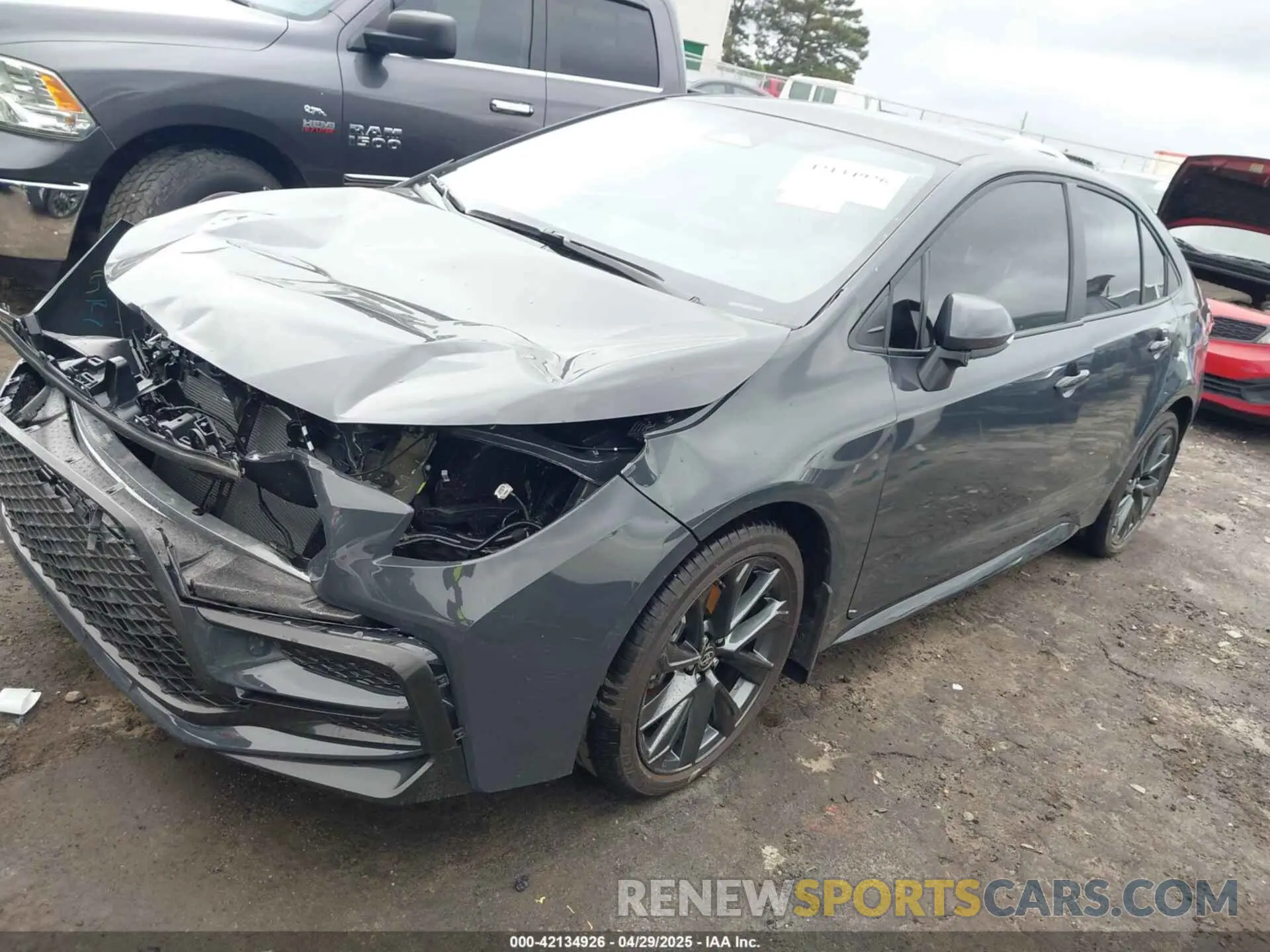2 Photograph of a damaged car 5YFS4MCE3SP225968 TOYOTA COROLLA 2025
