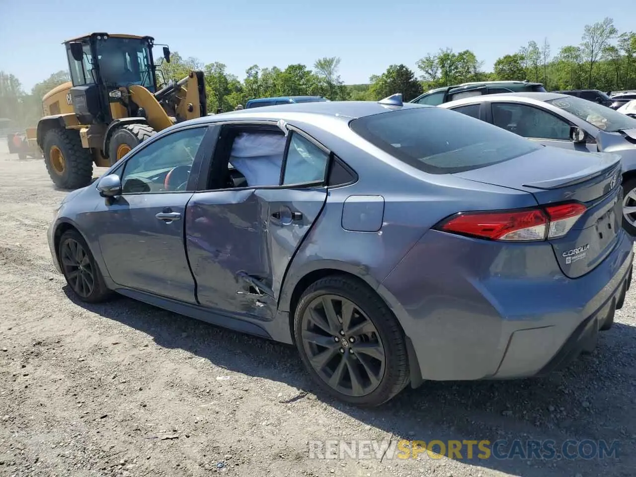 2 Photograph of a damaged car 5YFS4MCE5SP221033 TOYOTA COROLLA 2025
