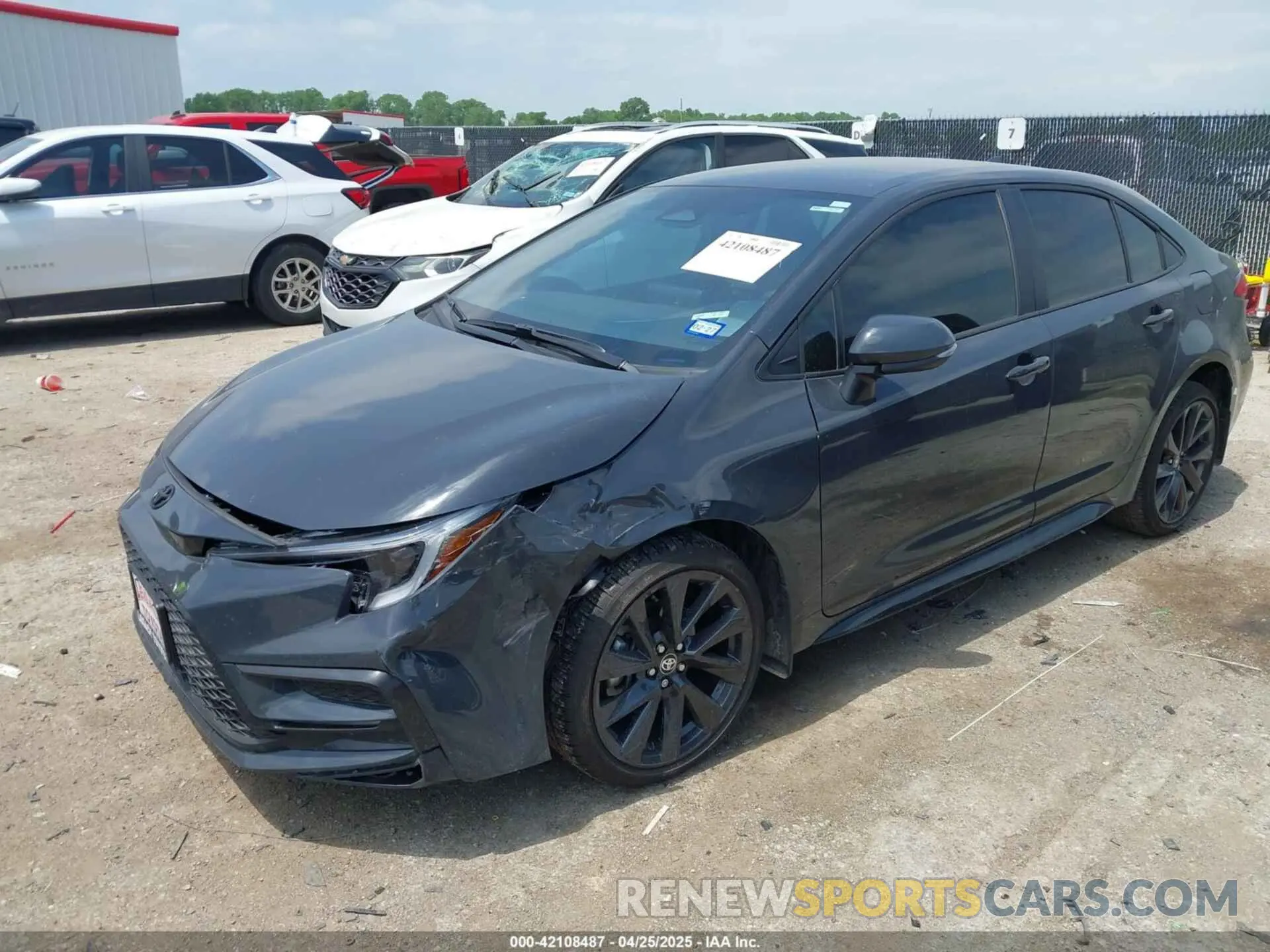 2 Photograph of a damaged car 5YFS4MCE6SP229741 TOYOTA COROLLA 2025