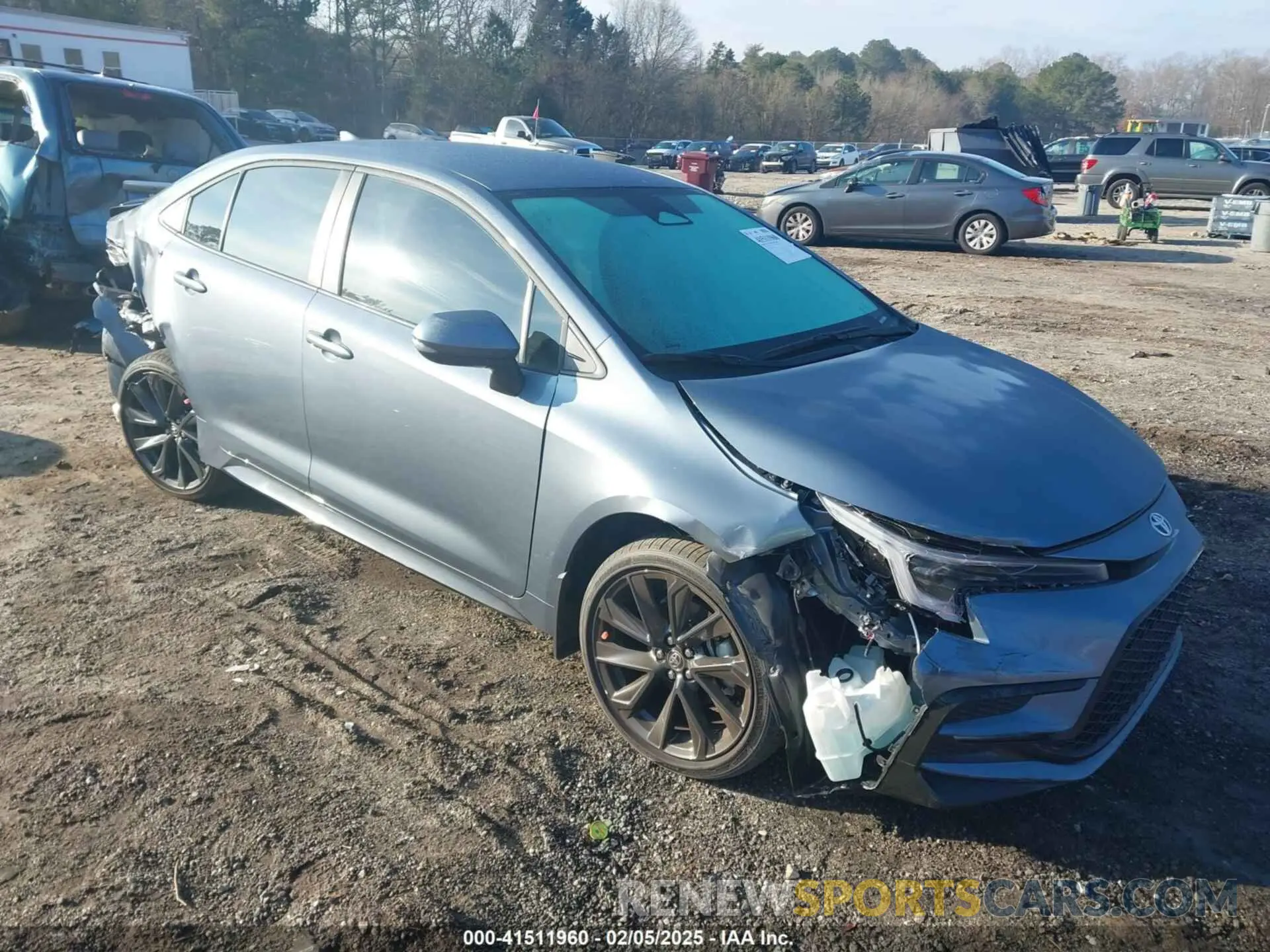 1 Photograph of a damaged car 5YFS4MCE8SP220829 TOYOTA COROLLA 2025