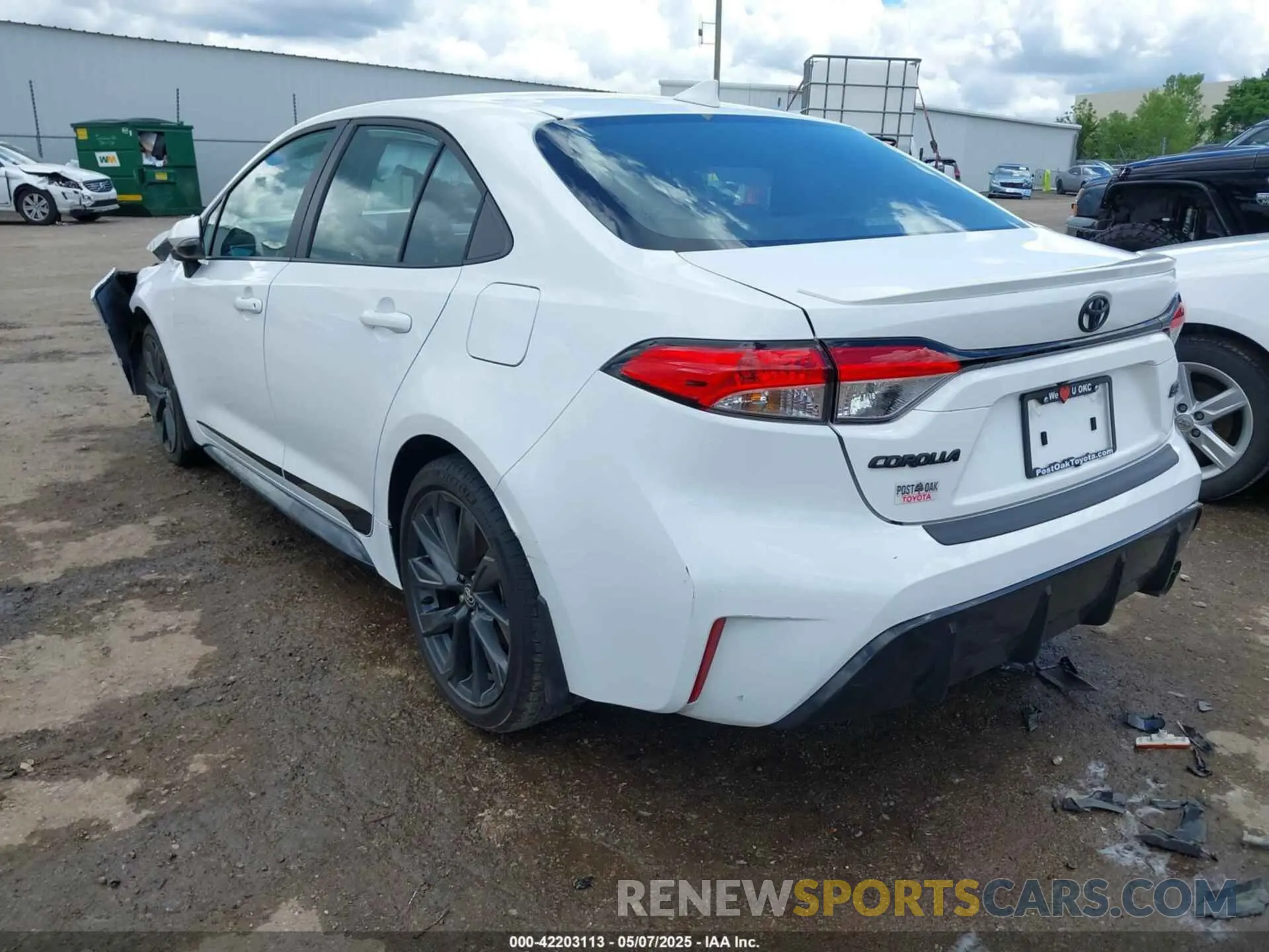 3 Photograph of a damaged car 5YFS4MCE8SP222483 TOYOTA COROLLA 2025
