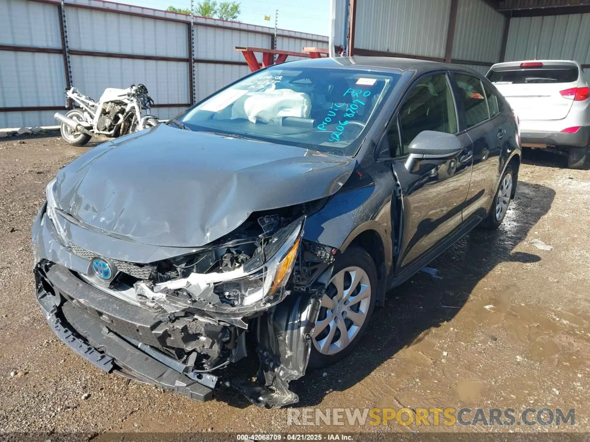 2 Photograph of a damaged car JTDBCMFE0S3078936 TOYOTA COROLLA 2025
