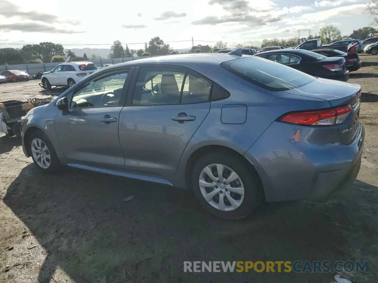 2 Photograph of a damaged car JTDBCMFE1SJ044614 TOYOTA COROLLA 2025