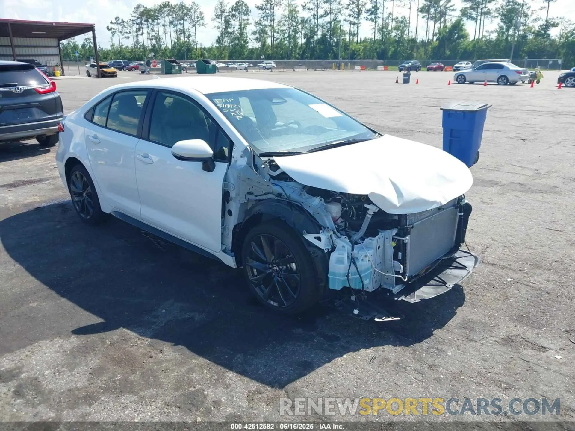 1 Photograph of a damaged car JTDBCMFE1SJ045651 TOYOTA COROLLA 2025