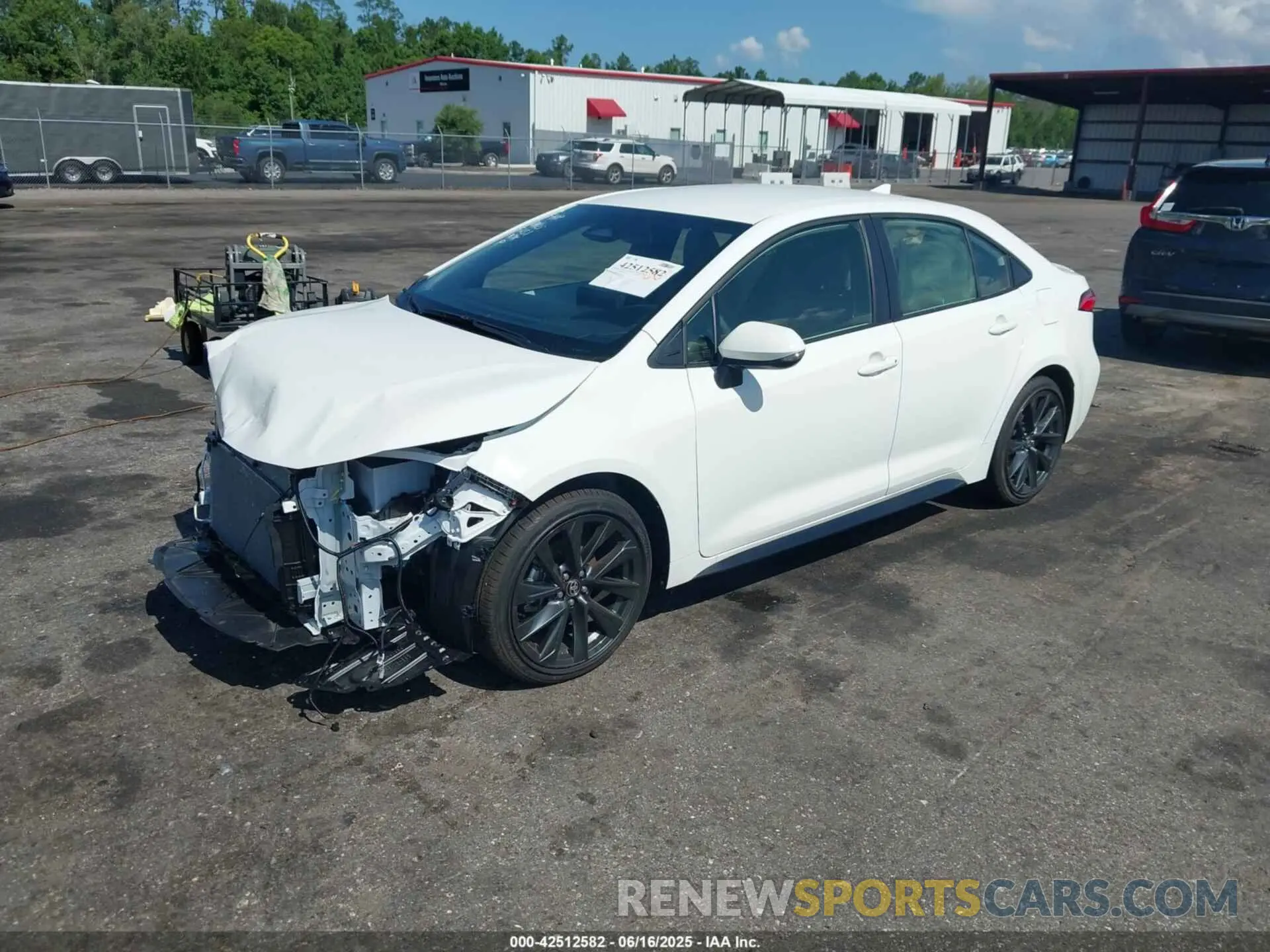 2 Photograph of a damaged car JTDBCMFE1SJ045651 TOYOTA COROLLA 2025