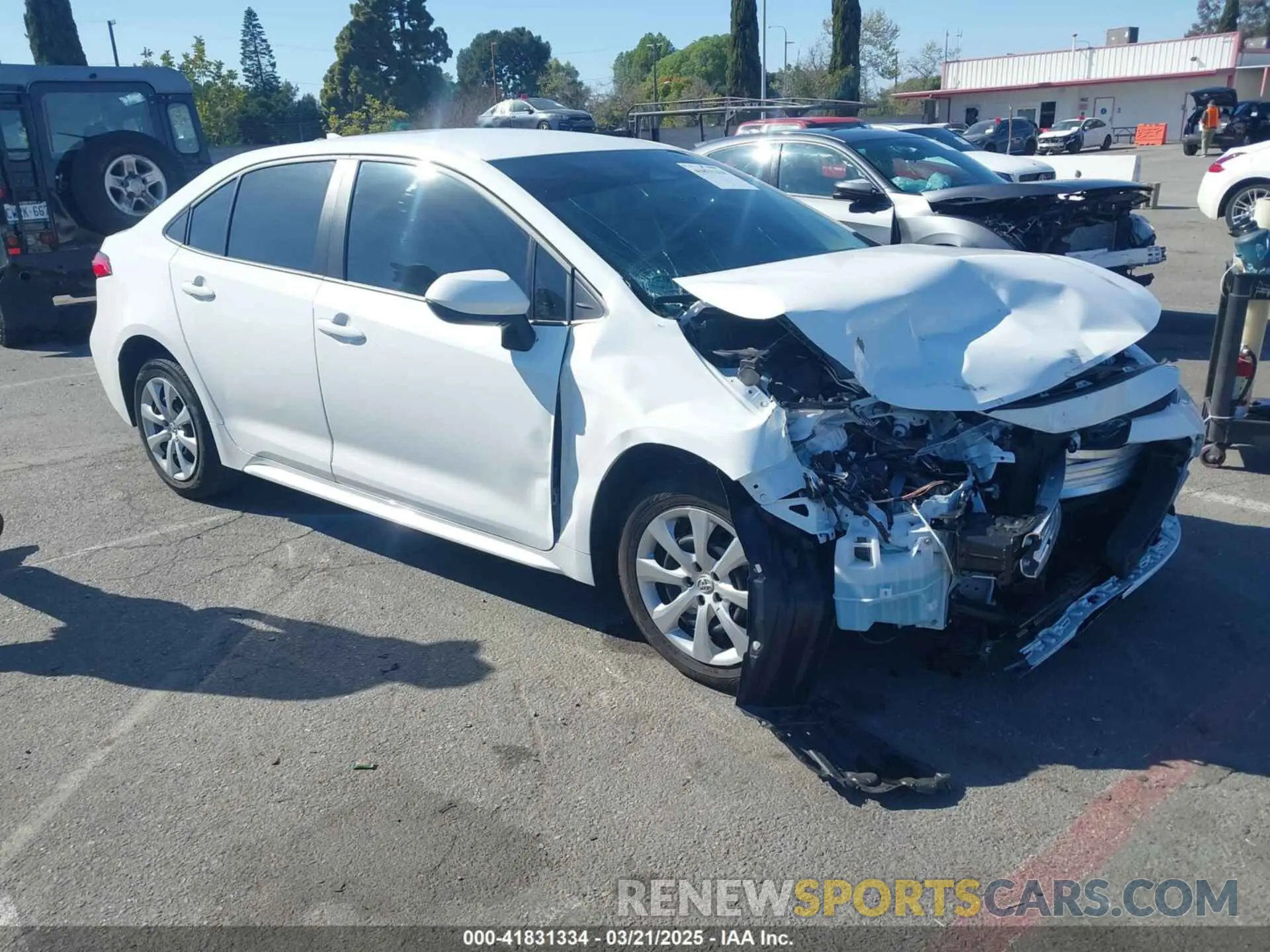 1 Photograph of a damaged car JTDBCMFE4S3069284 TOYOTA COROLLA 2025