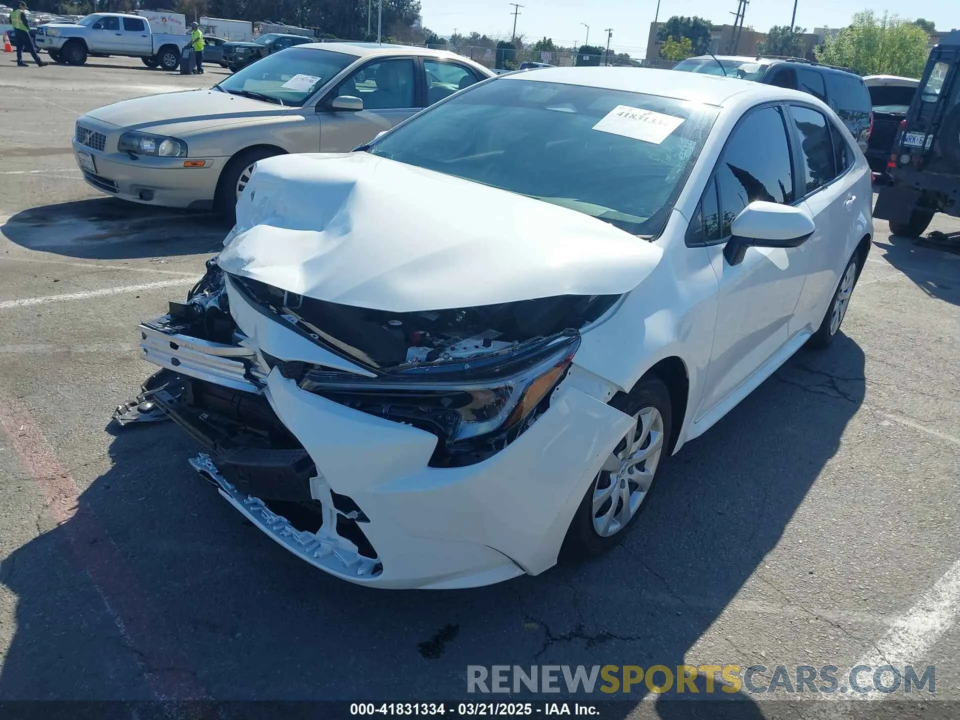2 Photograph of a damaged car JTDBCMFE4S3069284 TOYOTA COROLLA 2025