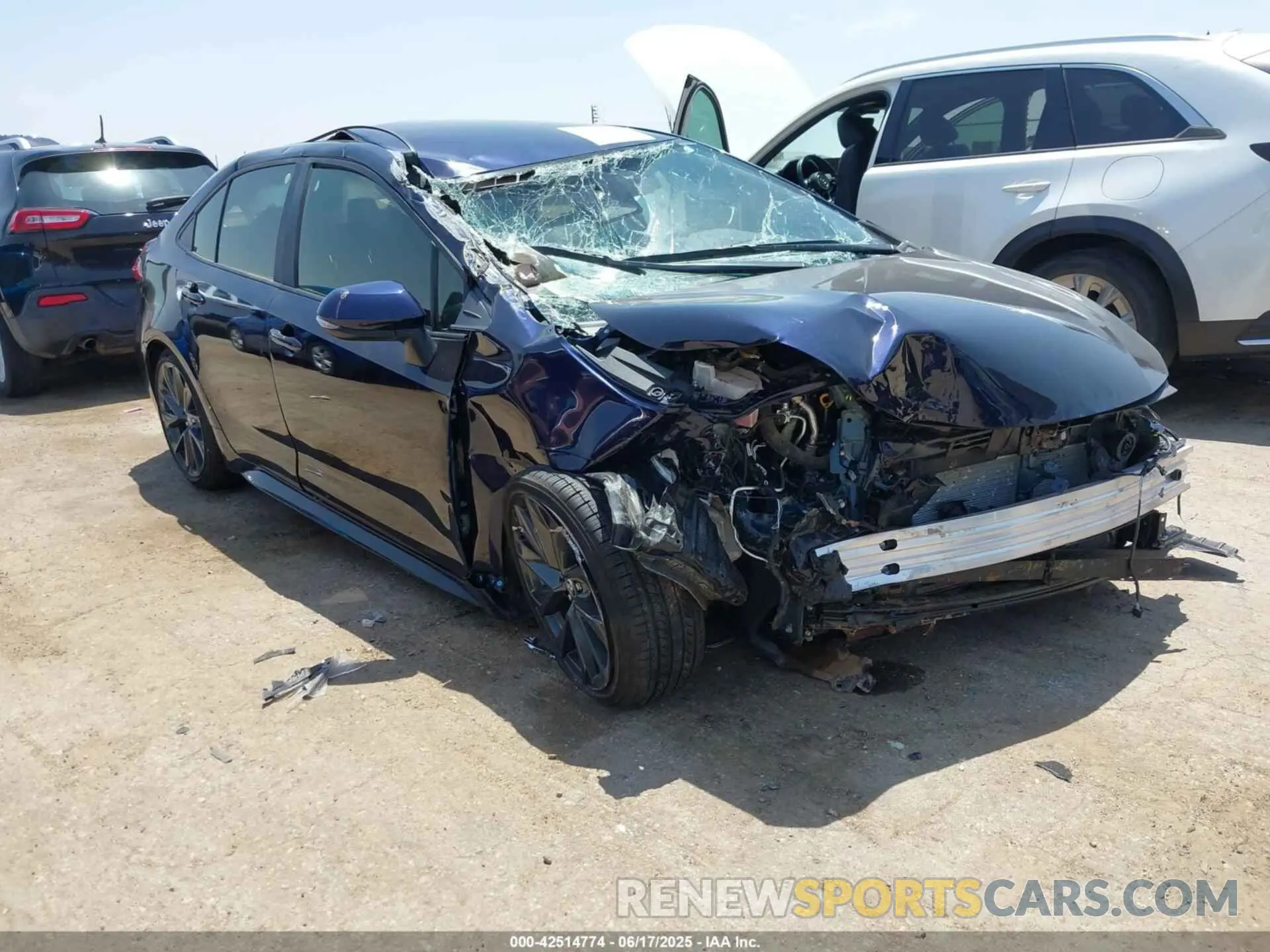 1 Photograph of a damaged car JTDBCMFE4S3069320 TOYOTA COROLLA 2025