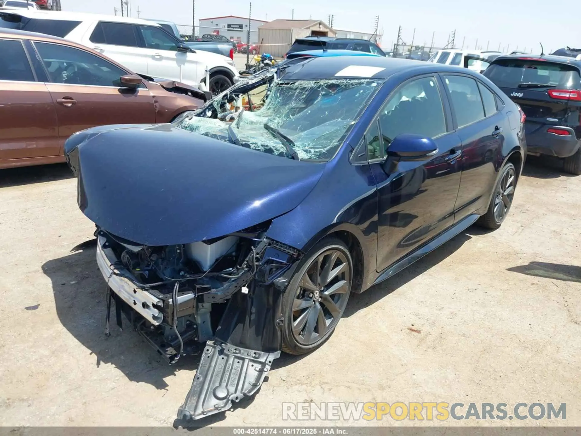 2 Photograph of a damaged car JTDBCMFE4S3069320 TOYOTA COROLLA 2025