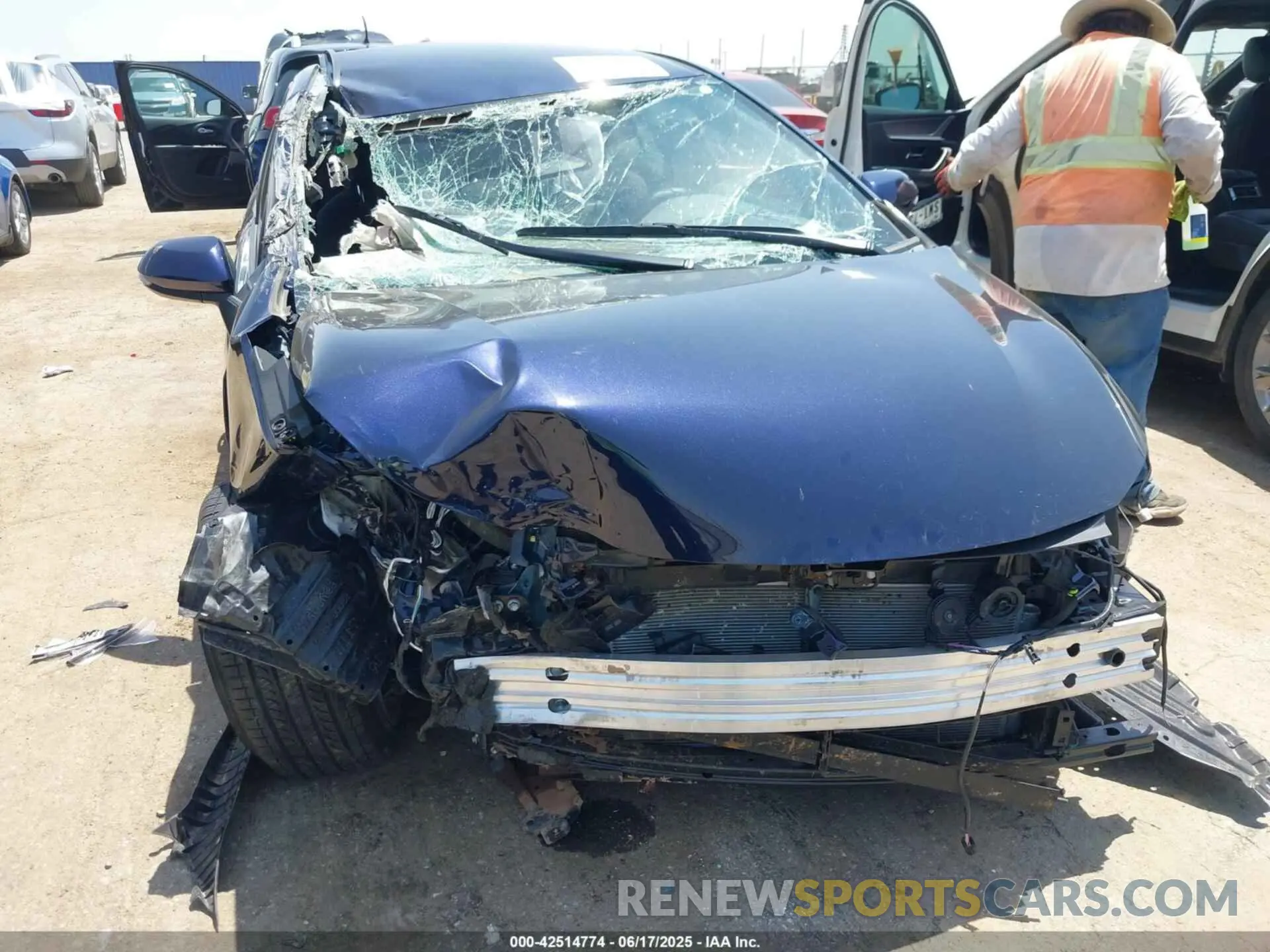 6 Photograph of a damaged car JTDBCMFE4S3069320 TOYOTA COROLLA 2025