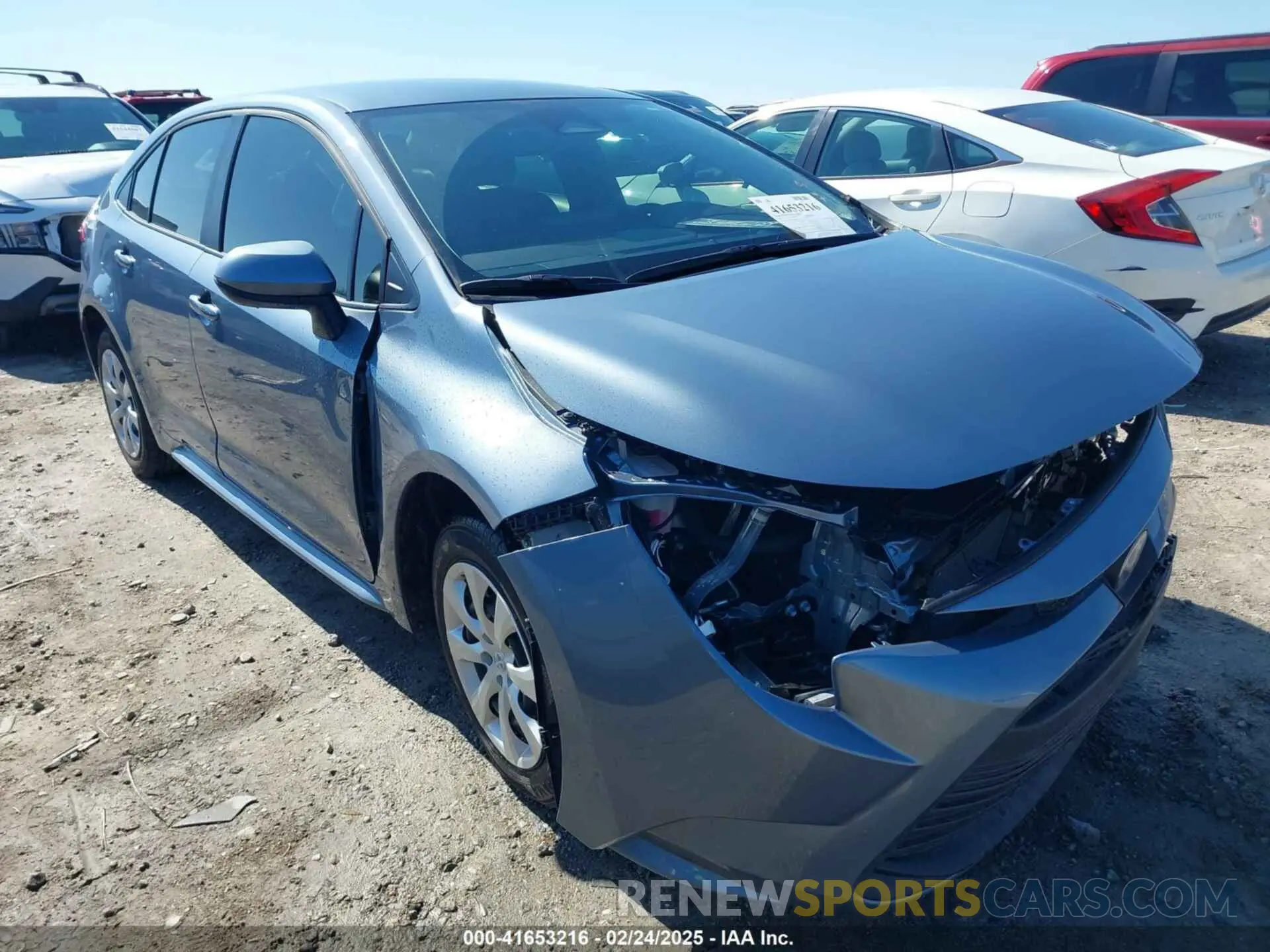 1 Photograph of a damaged car JTDBCMFE4S3069852 TOYOTA COROLLA 2025