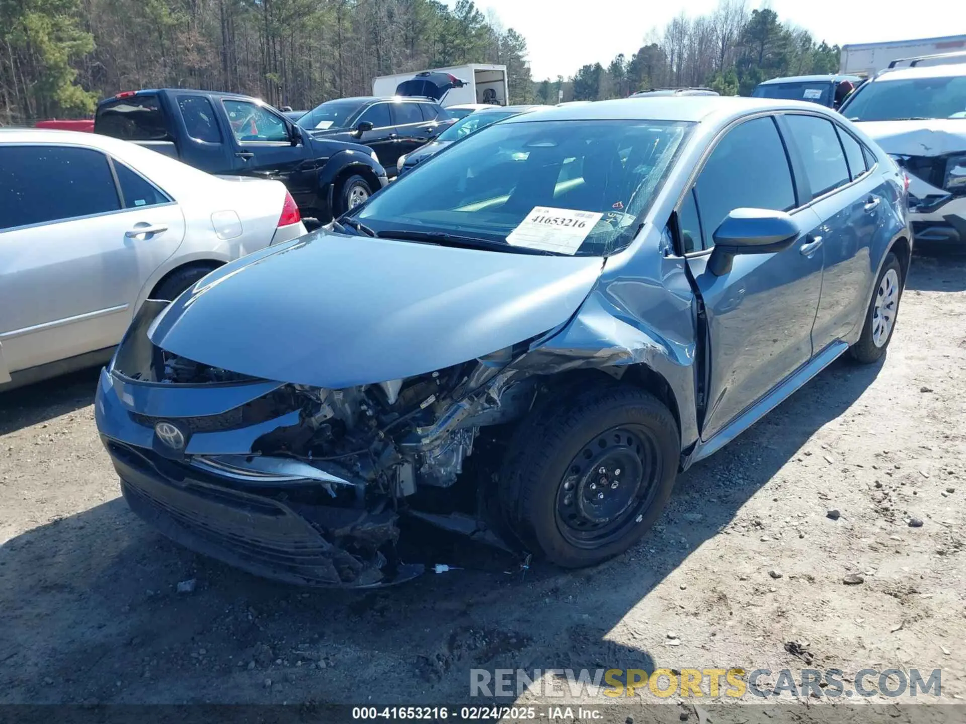 2 Photograph of a damaged car JTDBCMFE4S3069852 TOYOTA COROLLA 2025