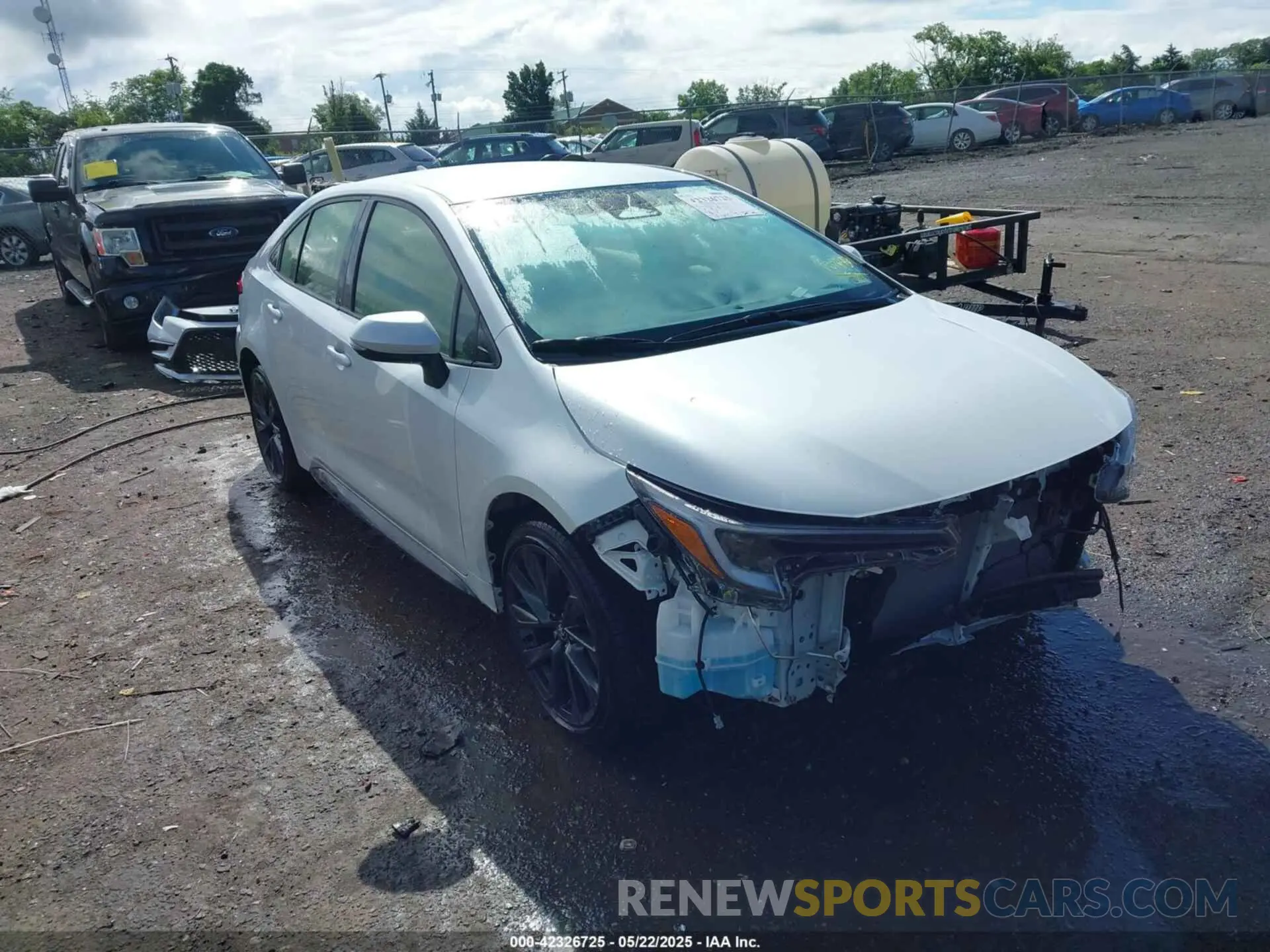1 Photograph of a damaged car JTDBCMFE4S3072881 TOYOTA COROLLA 2025