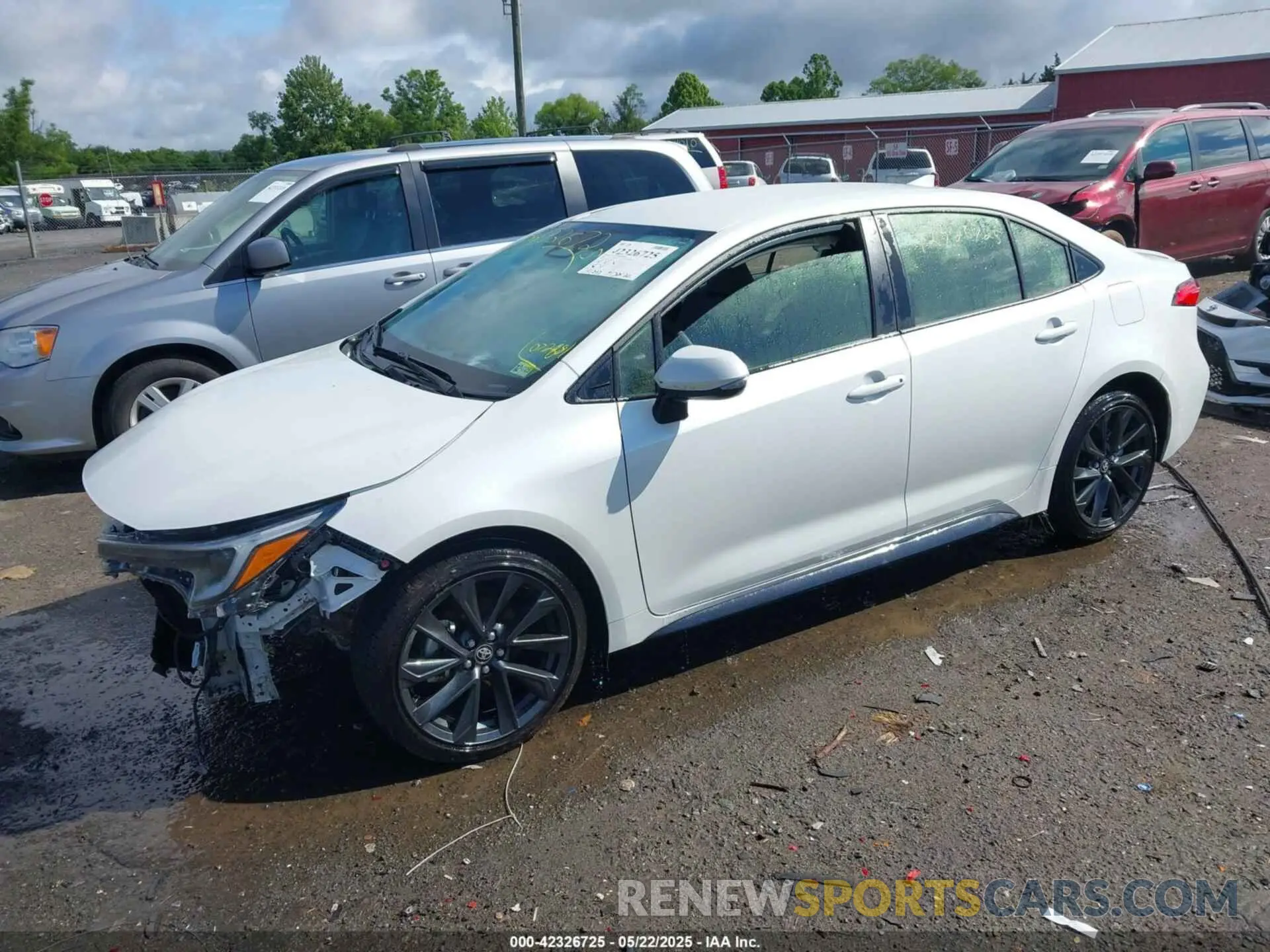 2 Photograph of a damaged car JTDBCMFE4S3072881 TOYOTA COROLLA 2025