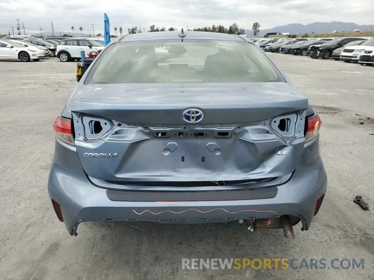 6 Photograph of a damaged car JTDBCMFE5SJ037651 TOYOTA COROLLA 2025