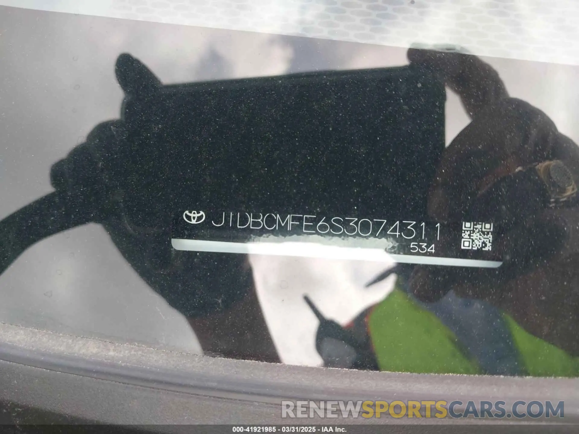 9 Фотография поврежденного автомобиля JTDBCMFE6S3074311 TOYOTA COROLLA 2025