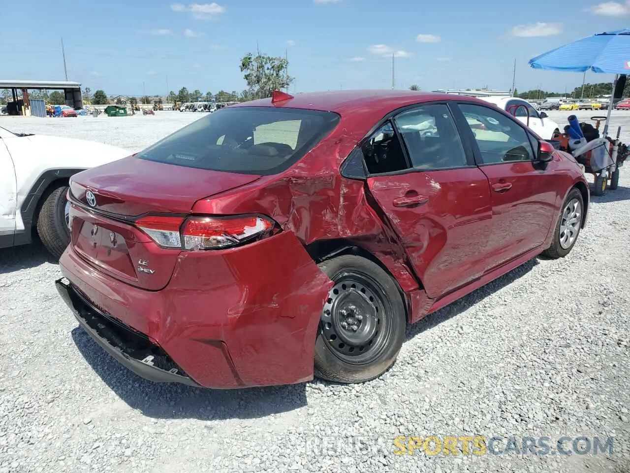 3 Photograph of a damaged car JTDBCMFE6S3085972 TOYOTA COROLLA 2025