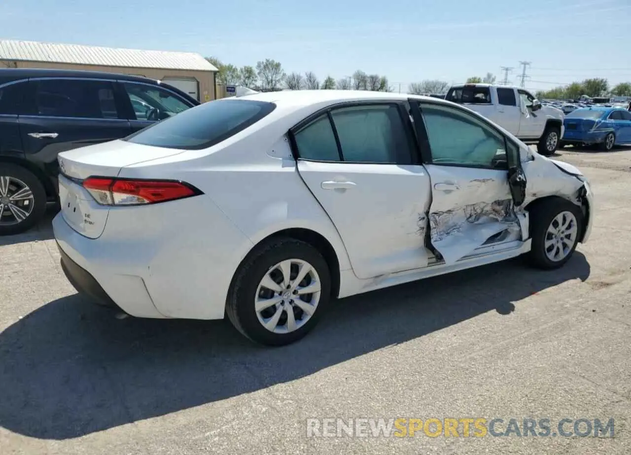 3 Photograph of a damaged car JTDBCMFE8SJ038471 TOYOTA COROLLA 2025