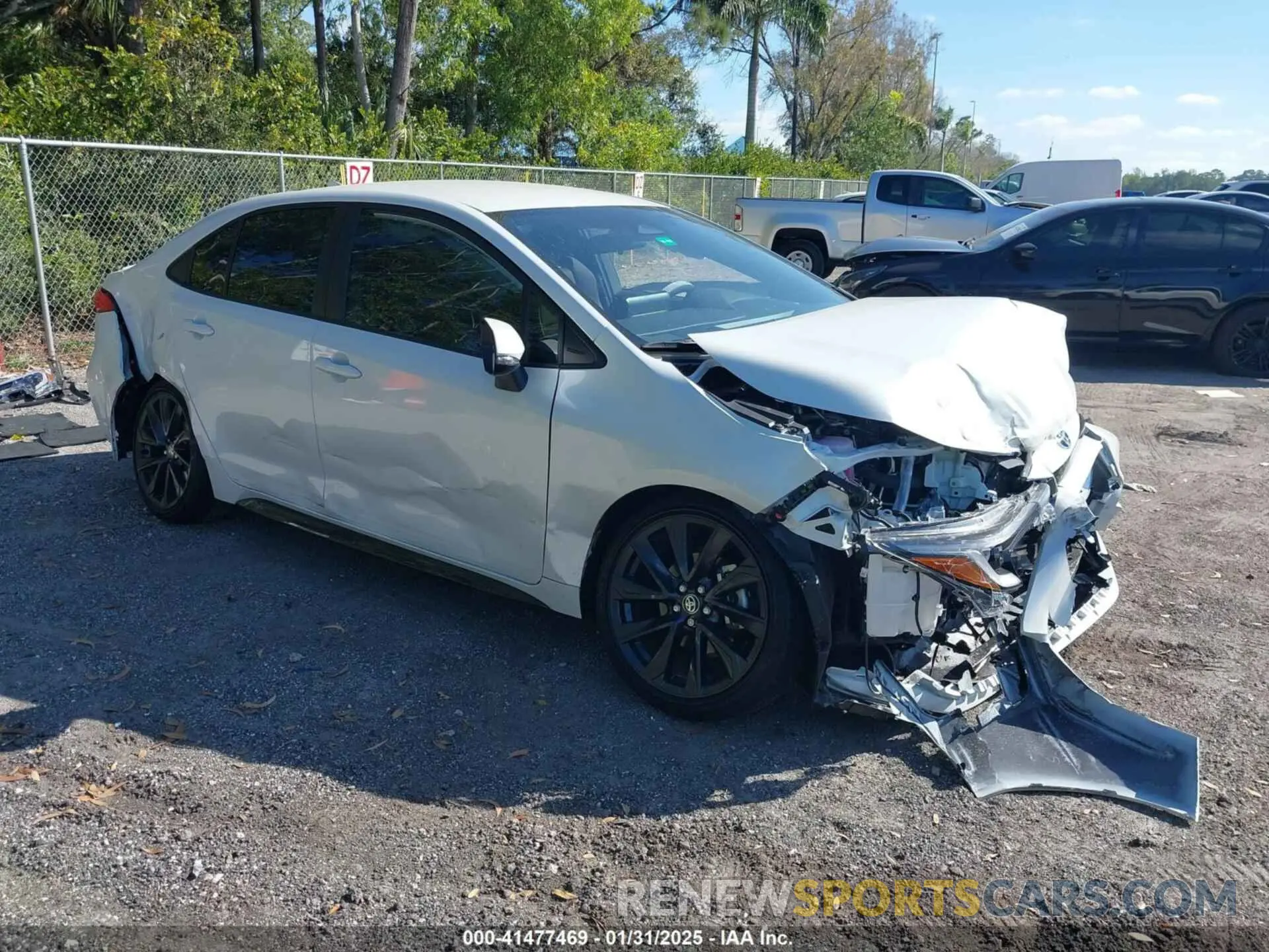 1 Photograph of a damaged car JTDBCMFE9S3071810 TOYOTA COROLLA 2025