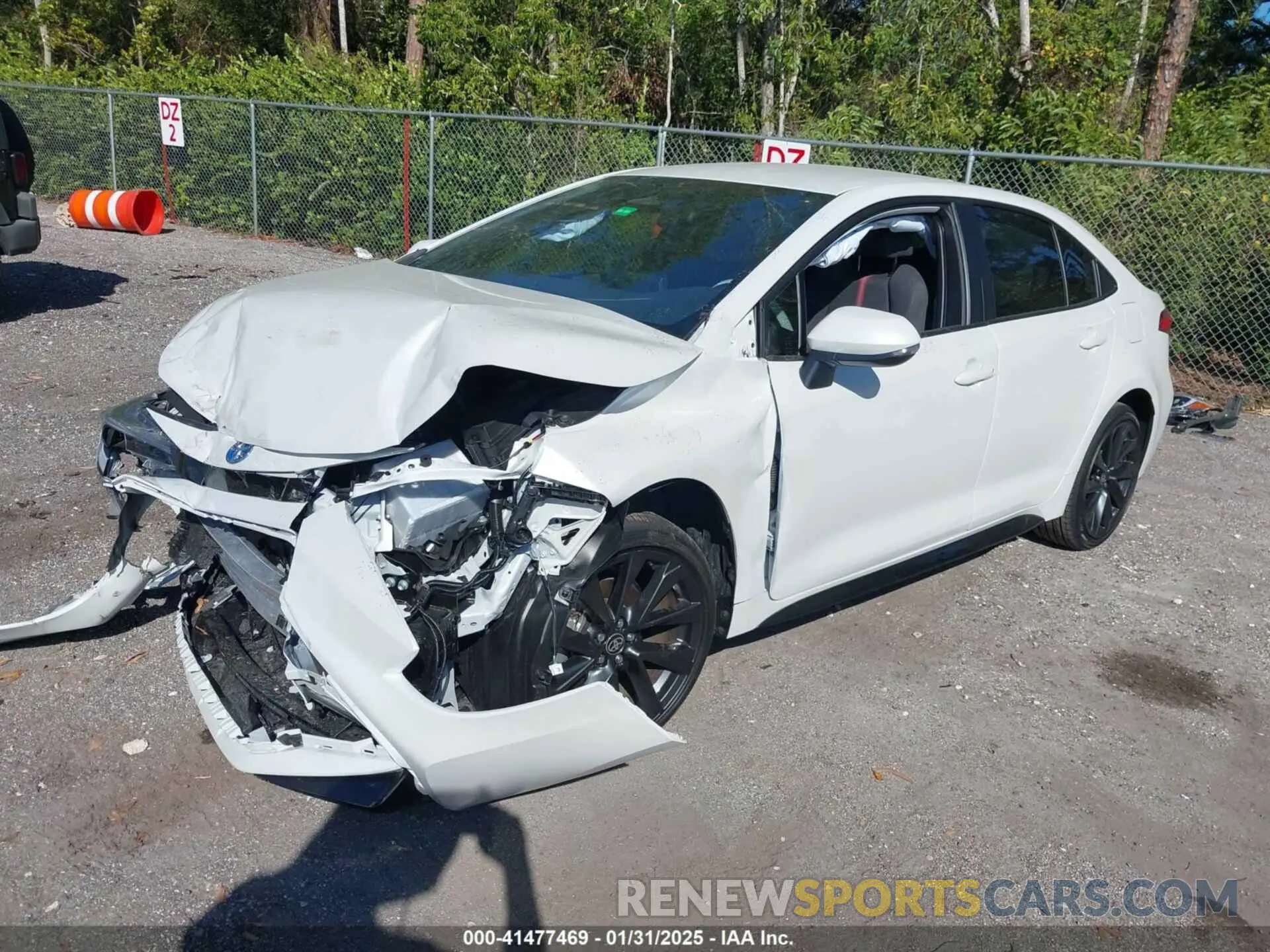 2 Photograph of a damaged car JTDBCMFE9S3071810 TOYOTA COROLLA 2025