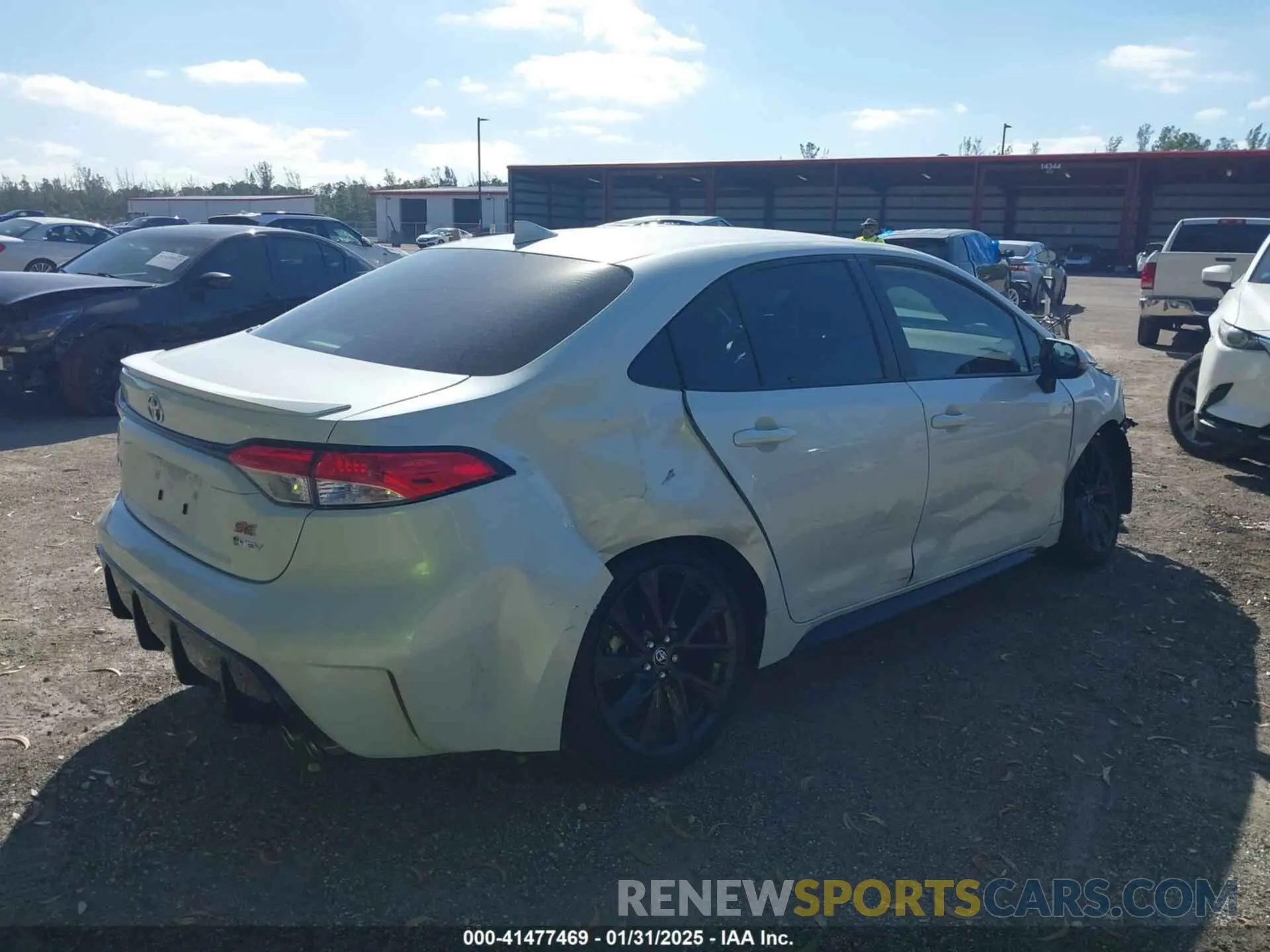 4 Photograph of a damaged car JTDBCMFE9S3071810 TOYOTA COROLLA 2025