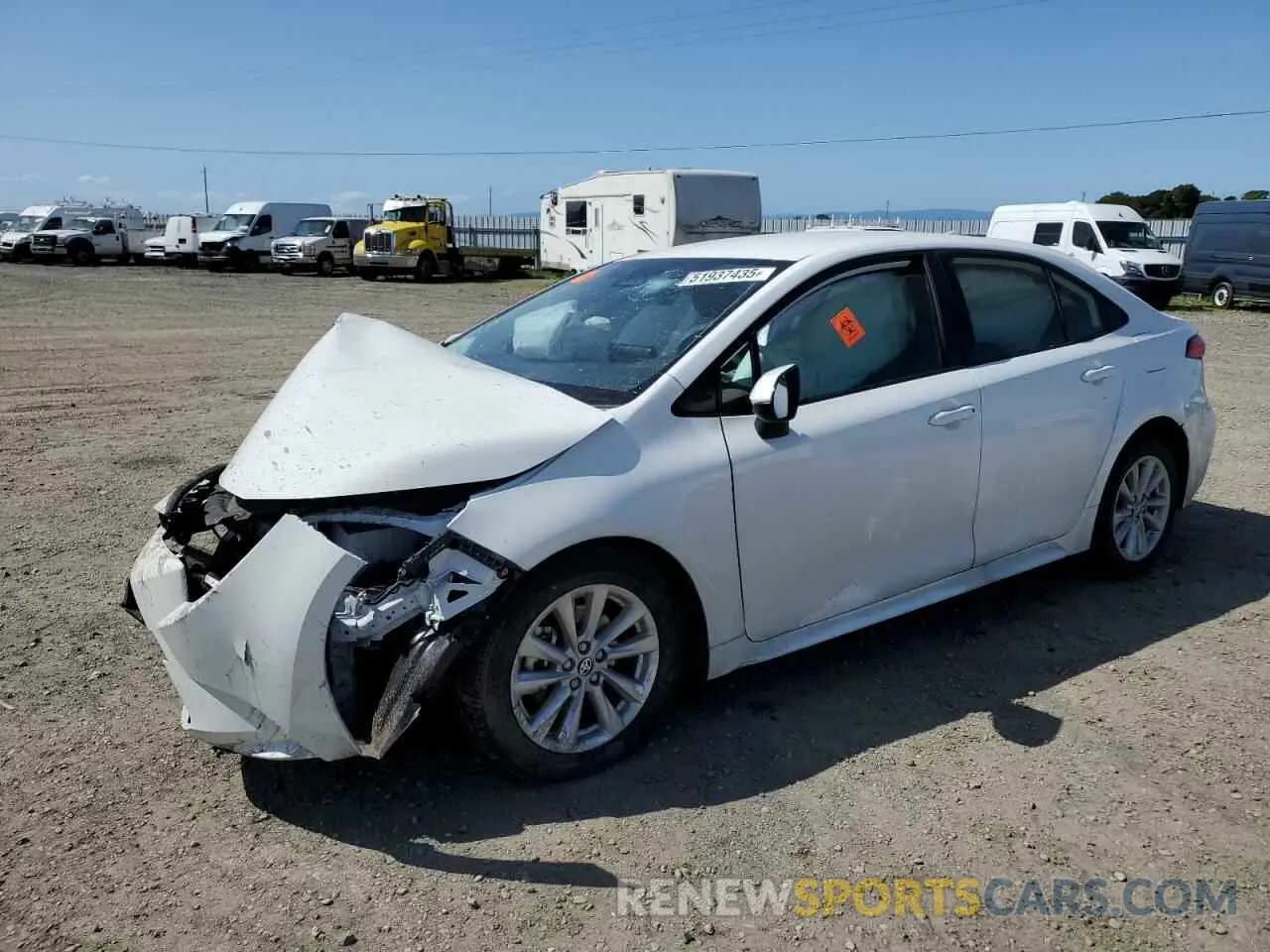 1 Photograph of a damaged car JTDBCMFEXSJ039685 TOYOTA COROLLA 2025