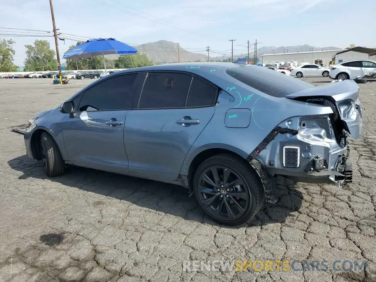 2 Фотография поврежденного автомобиля JTDBCMFEXSJ039895 TOYOTA COROLLA 2025