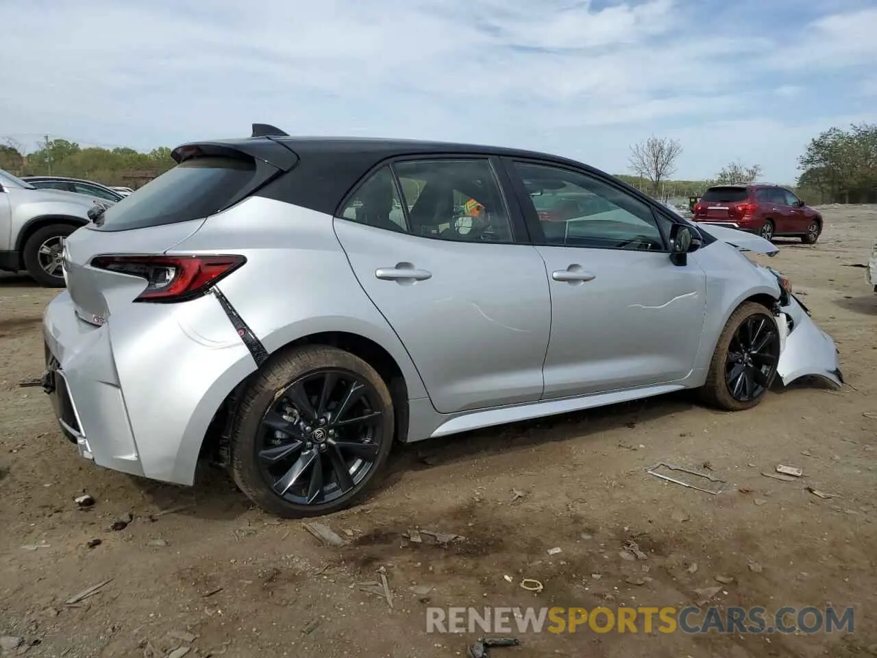 3 Photograph of a damaged car JTNC4MBE6S3234397 TOYOTA COROLLA 2025