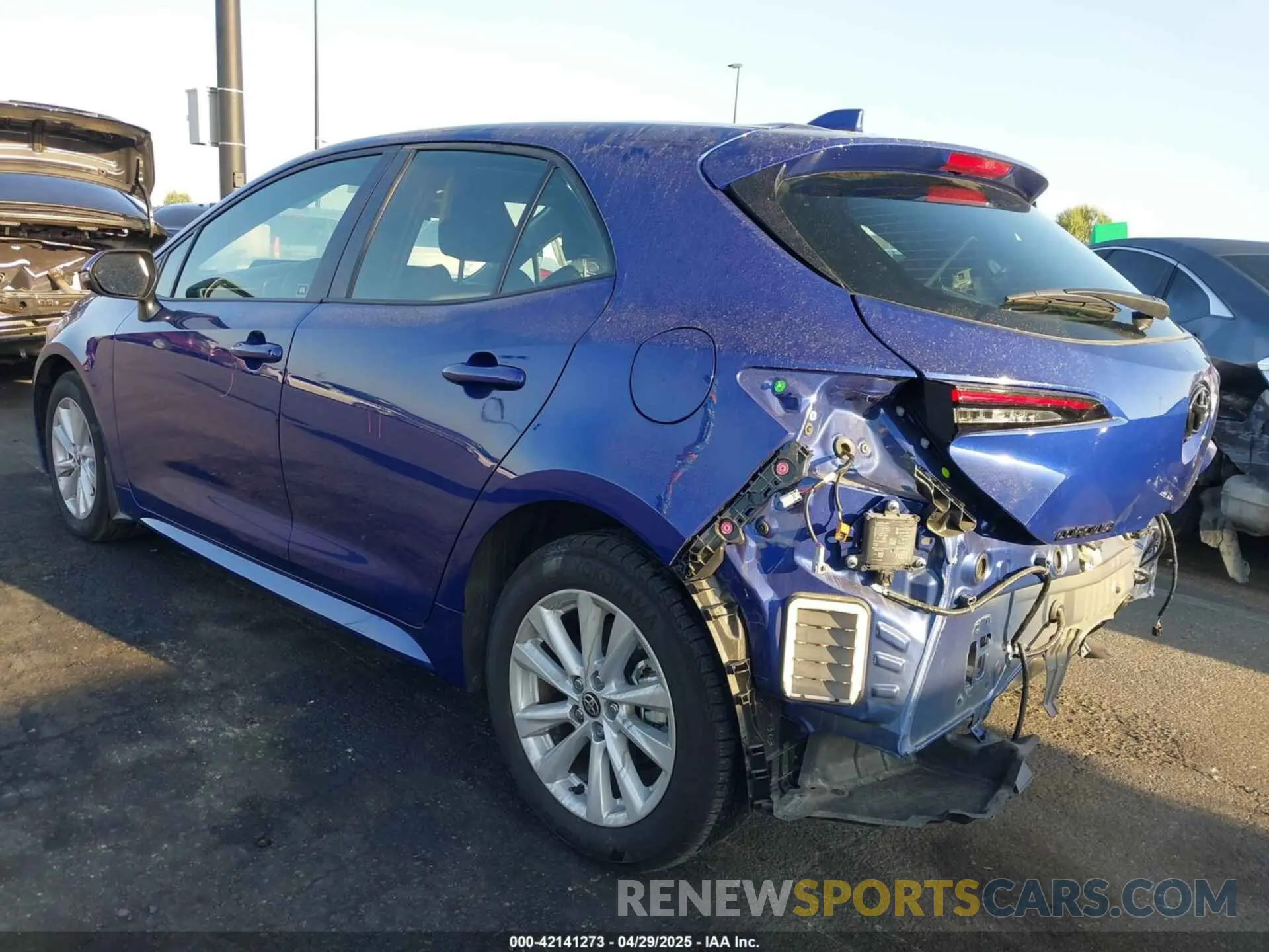 3 Фотография поврежденного автомобиля JTND4MBE2S3237978 TOYOTA COROLLA 2025