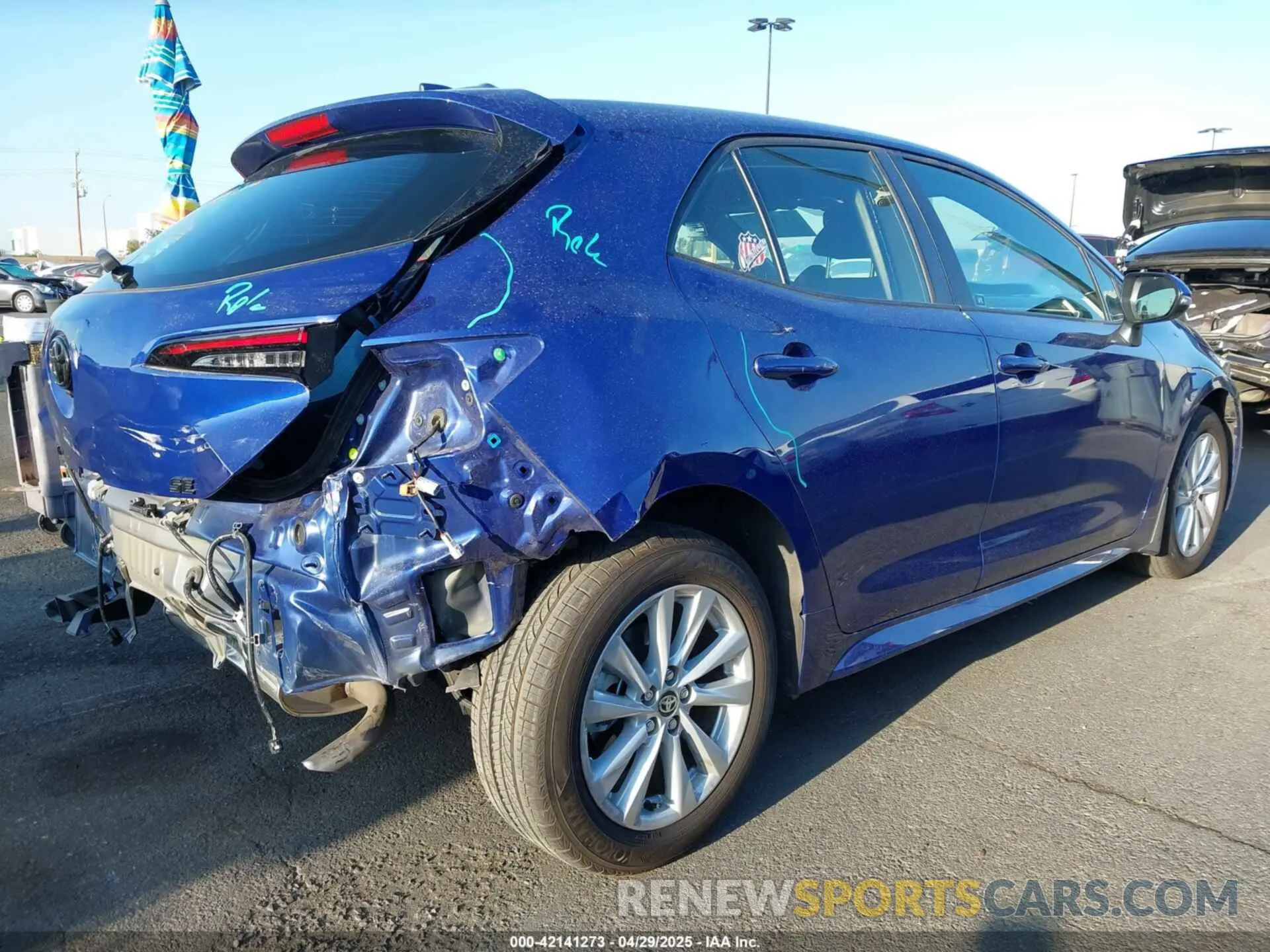 4 Фотография поврежденного автомобиля JTND4MBE2S3237978 TOYOTA COROLLA 2025