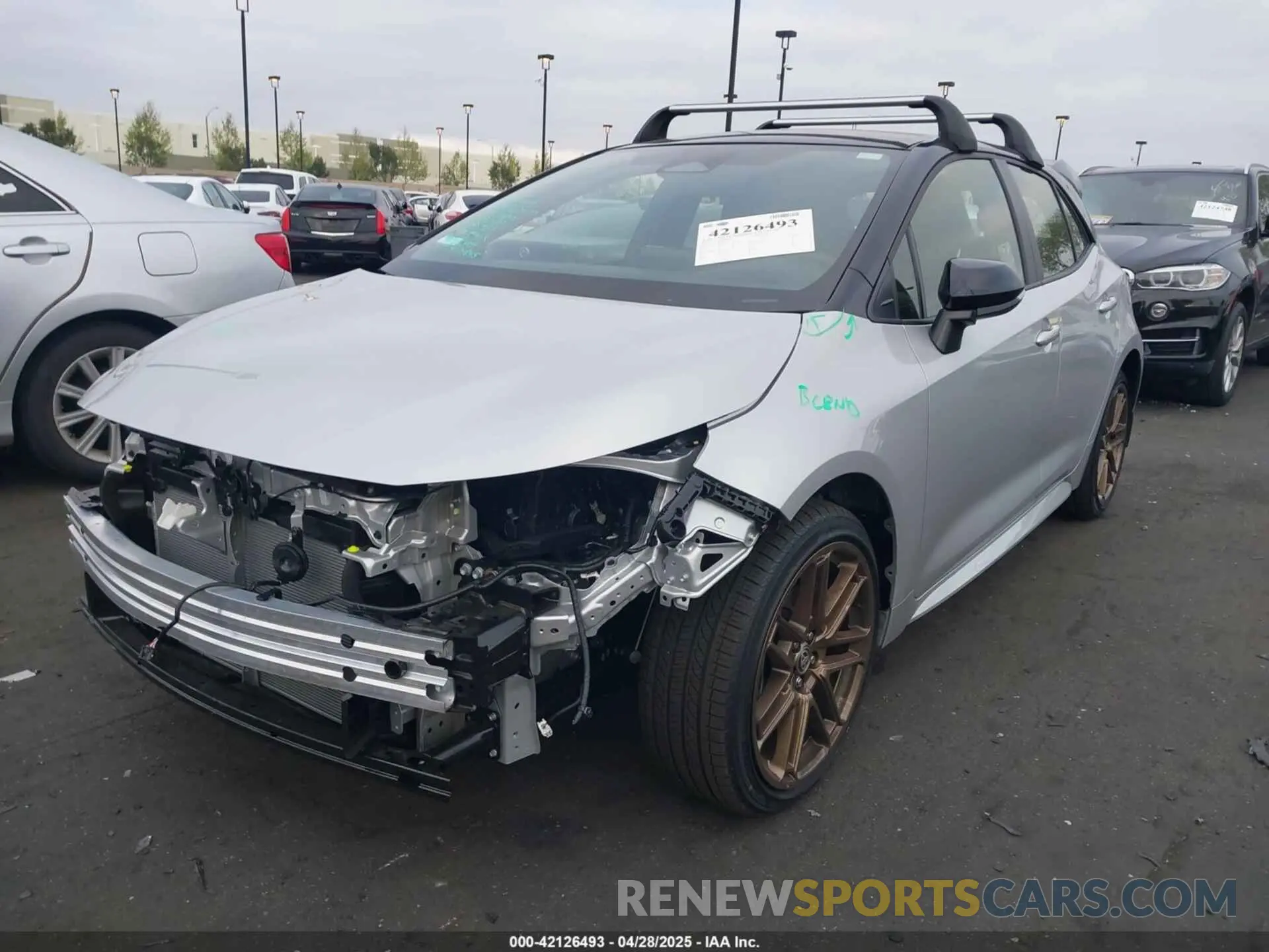 2 Photograph of a damaged car JTND4MBE4S3246133 TOYOTA COROLLA 2025