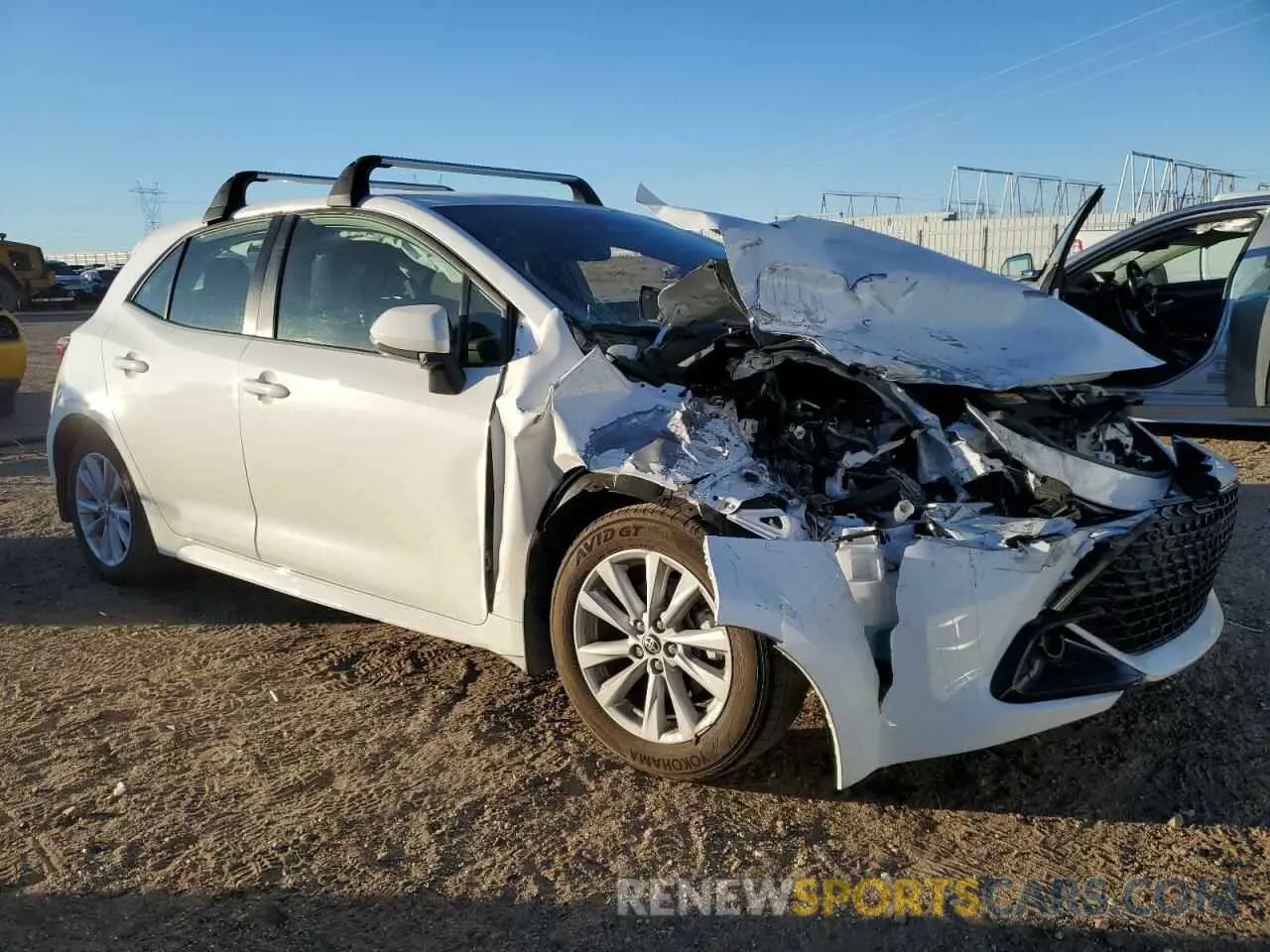 4 Photograph of a damaged car JTND4MBE7S3239533 TOYOTA COROLLA 2025