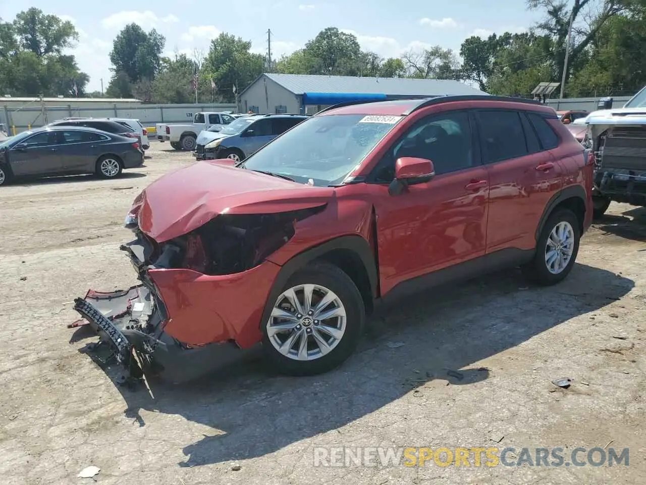 1 Photograph of a damaged car 7MUBAABG2NV030858 TOYOTA COROLLA CR 2022
