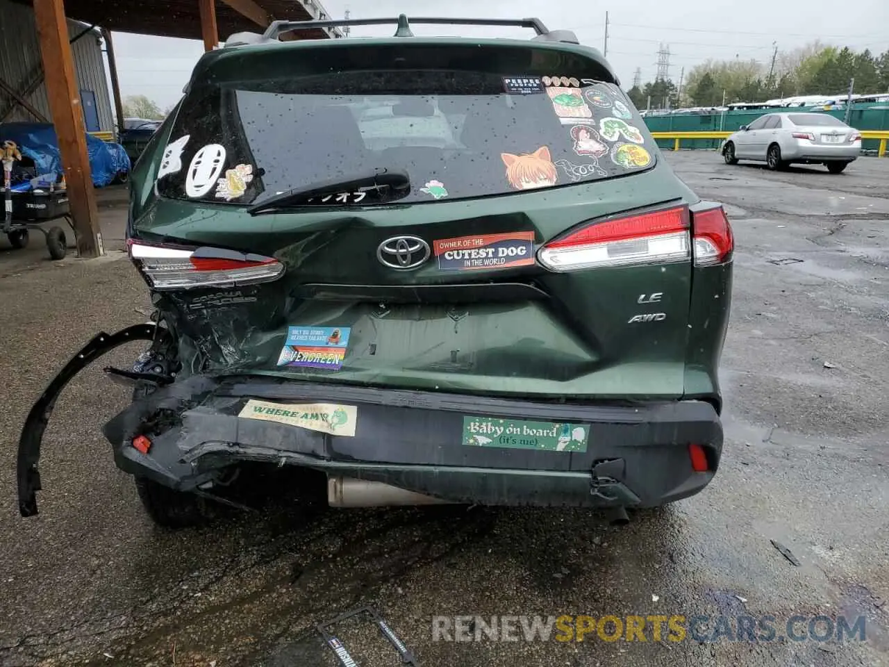 6 Фотография поврежденного автомобиля 7MUBAABG2NV037163 TOYOTA COROLLA CR 2022