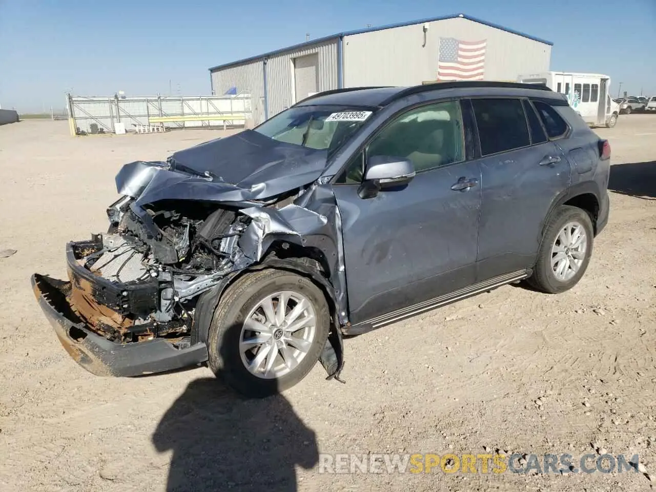 1 Photograph of a damaged car 7MUCAAAG1NV007786 TOYOTA COROLLA CR 2022
