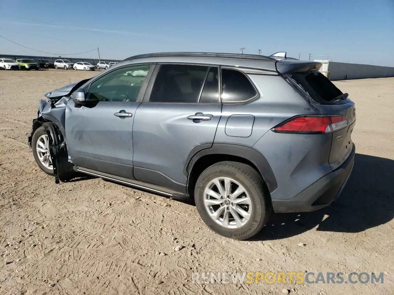 2 Photograph of a damaged car 7MUCAAAG1NV007786 TOYOTA COROLLA CR 2022