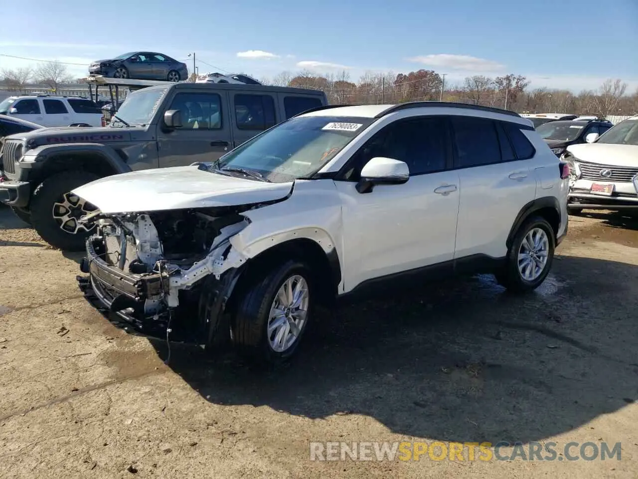 1 Photograph of a damaged car 7MUCAAAG2NV023768 TOYOTA COROLLA CR 2022