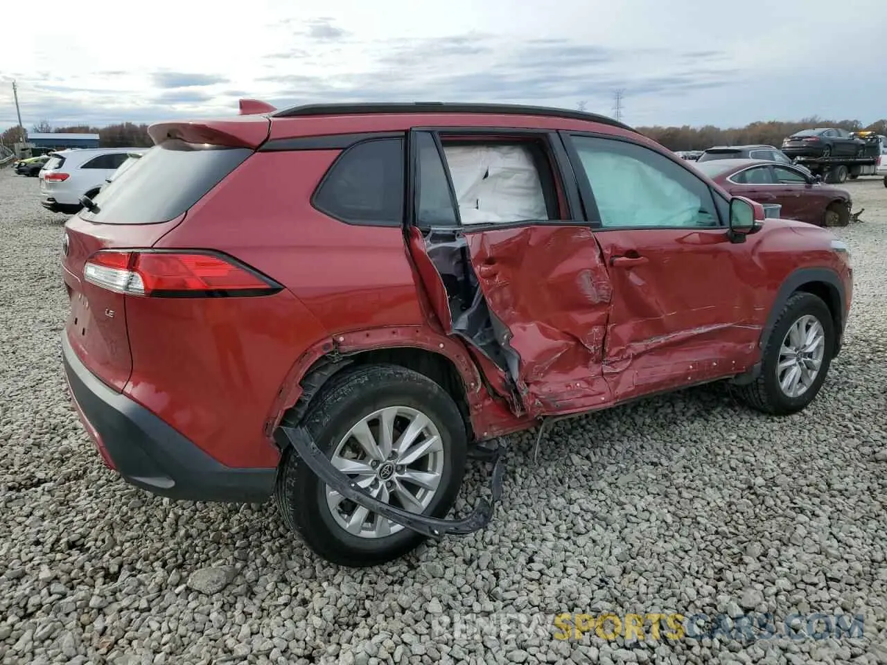 3 Photograph of a damaged car 7MUCAAAG3NV008244 TOYOTA COROLLA CR 2022