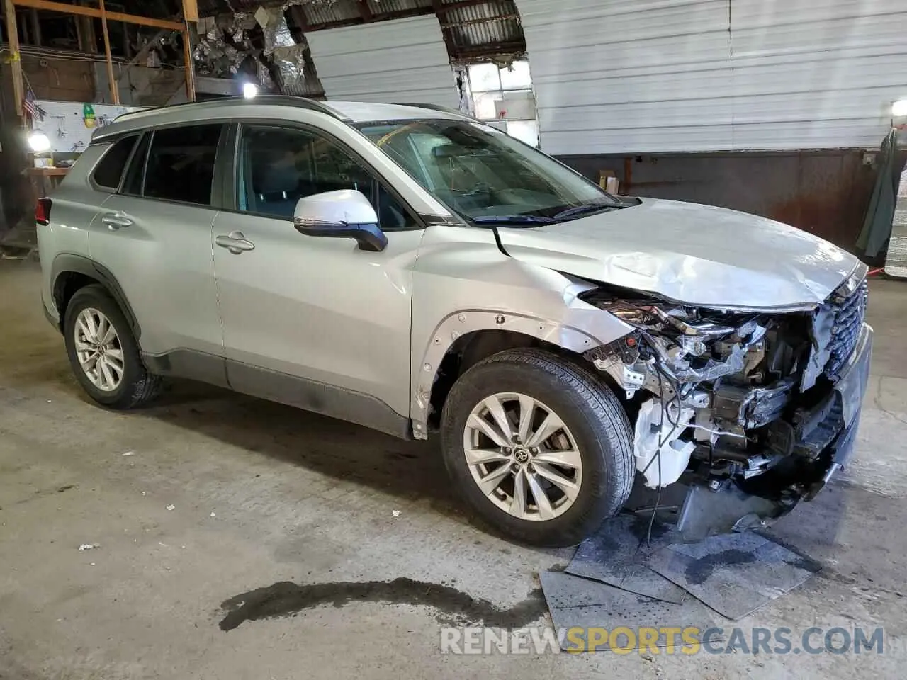 4 Фотография поврежденного автомобиля 7MUCAABGXNV020180 TOYOTA COROLLA CR 2022