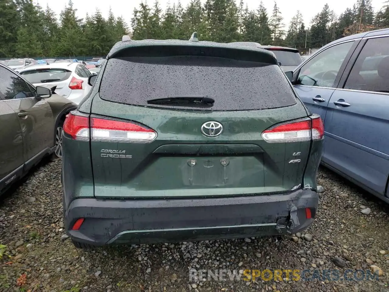 6 Фотография поврежденного автомобиля 7MUCAABGXNV024536 TOYOTA COROLLA CR 2022
