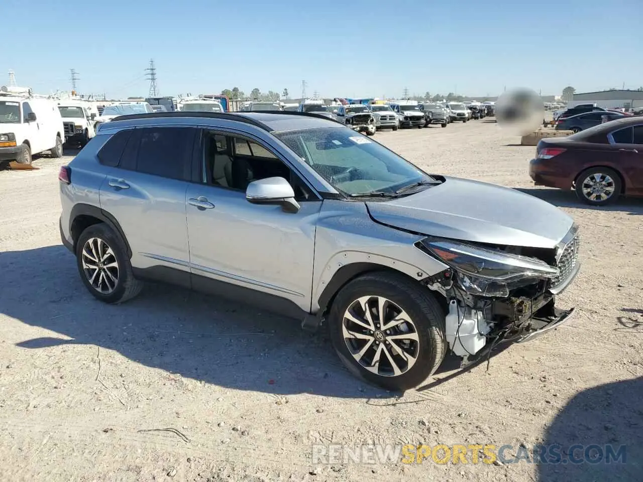 4 Фотография поврежденного автомобиля 7MUDAAAGXNV023635 TOYOTA COROLLA CR 2022