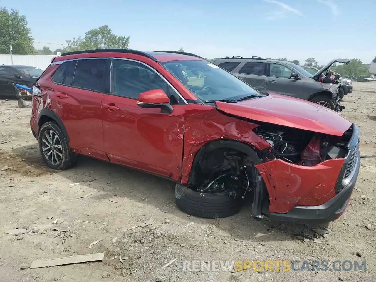 4 Photograph of a damaged car 7MUDAABG5NV005882 TOYOTA COROLLA CR 2022