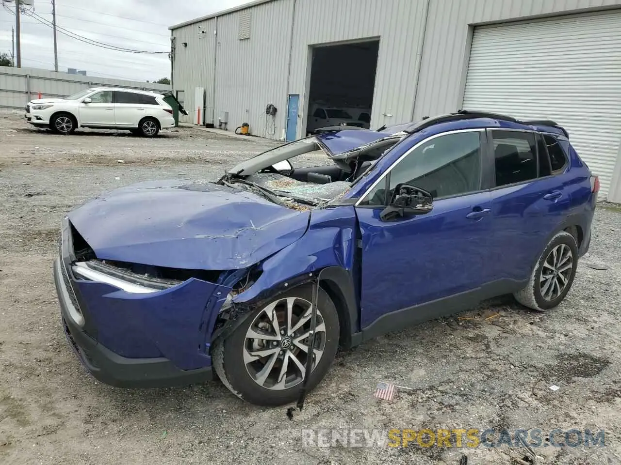 1 Photograph of a damaged car 7MUEAAAG2NV012021 TOYOTA COROLLA CR 2022