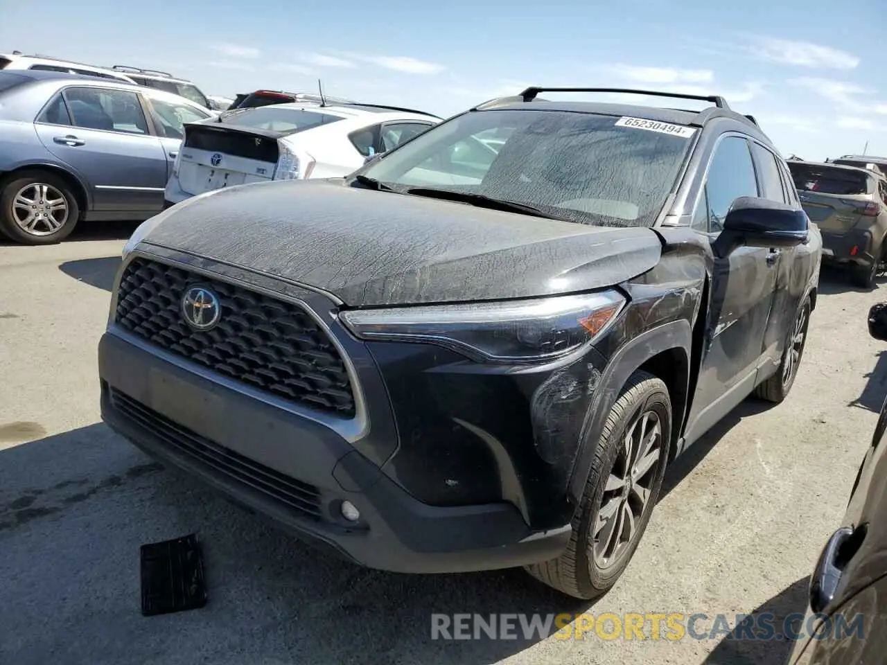 1 Photograph of a damaged car 7MUEAAAG9NV018284 TOYOTA COROLLA CR 2022