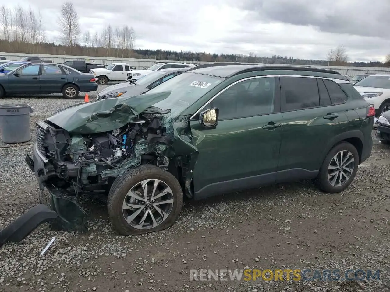1 Photograph of a damaged car 7MUEAABG0NV008256 TOYOTA COROLLA CR 2022